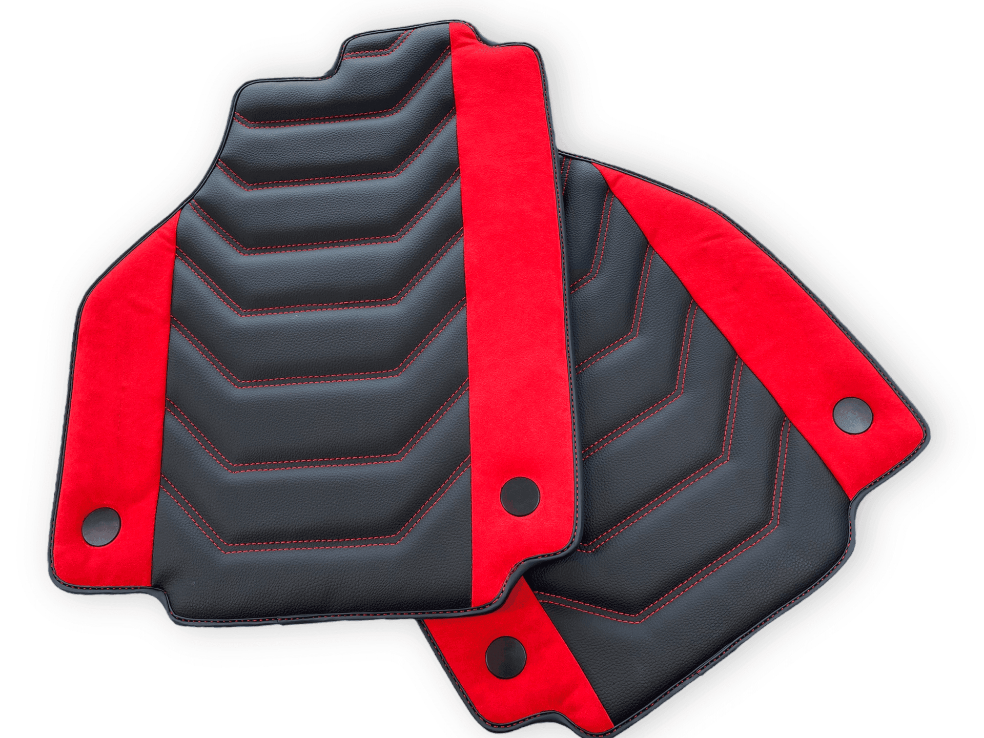 Leather Floor Mats For Ferrari 488 Pista Spider (2019-2021) - AutoWin