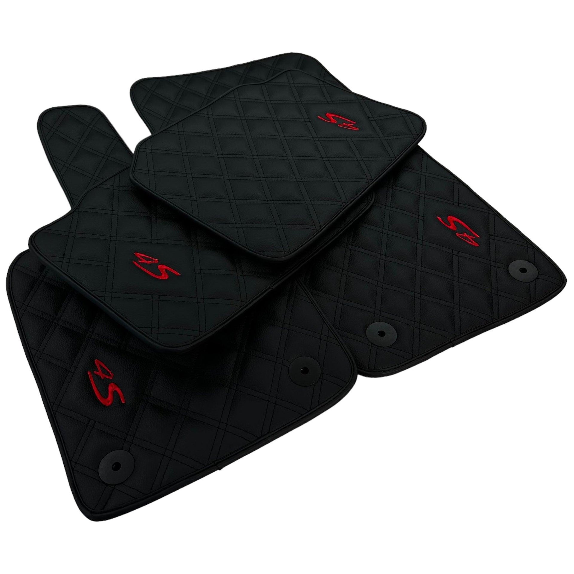 Leather Floor Mats For Porsche Panamera (2009-2016) - AutoWin