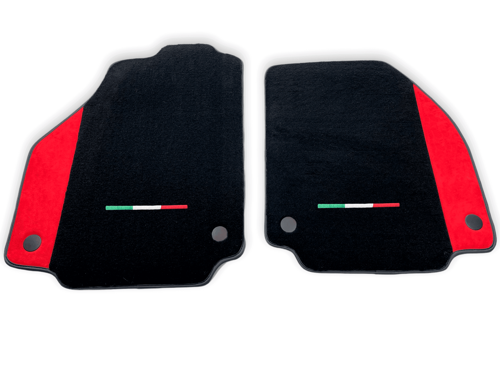 Floor Mats For Ferrari 458 Italia 2009-2015 Red Alcantara Leather - AutoWin