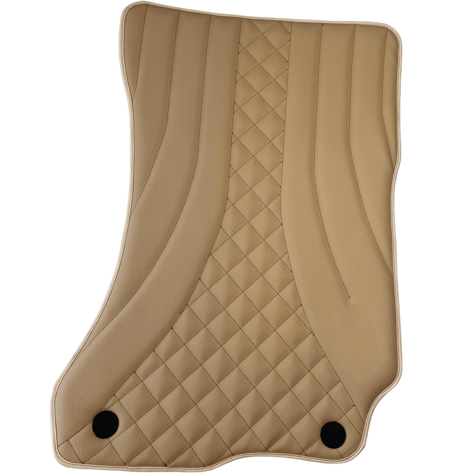 Beige Leather Floor Mats for Mercedes Benz S-Class W221 (2005-2013) Long Wheelbase - NO LOGO - AutoWin
