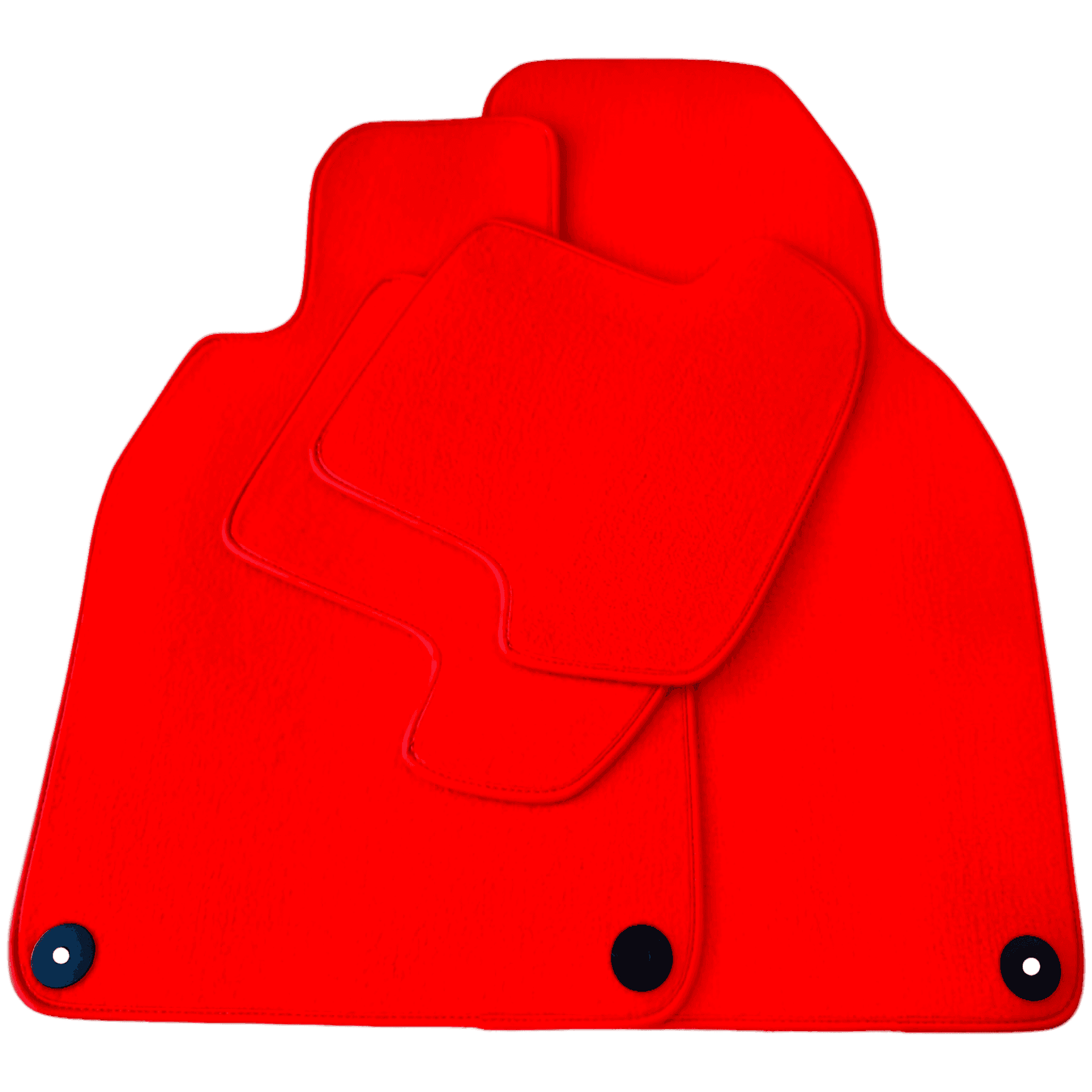 Red Floor Mats for Porsche Taycan (2020-2023) - AutoWin