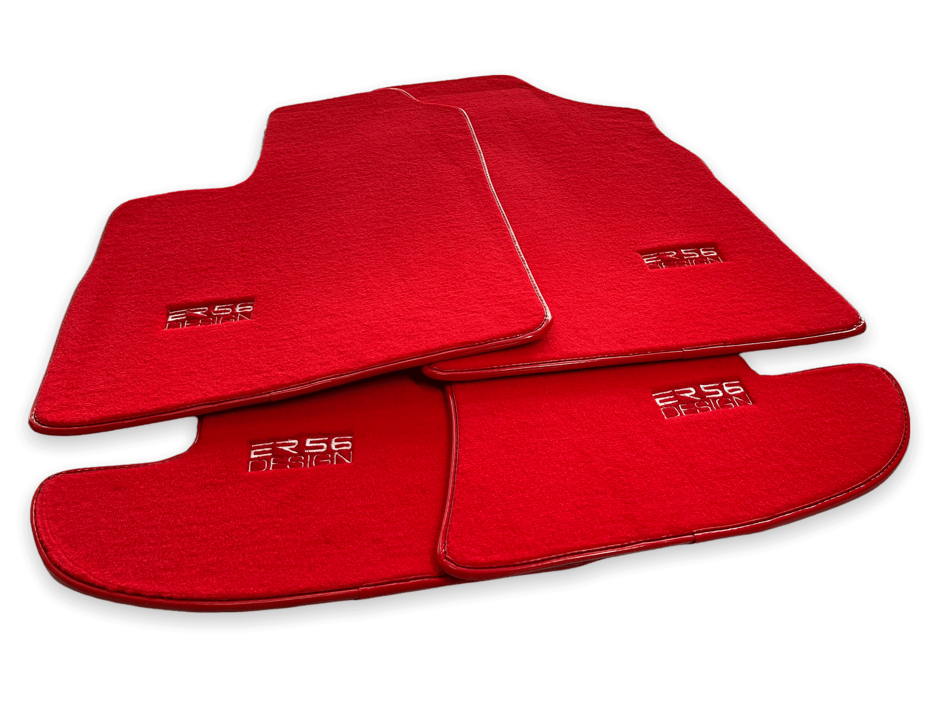 Red Floor Mats For Bentley Continental GTC (2011-2018) Er56 Design - AutoWin