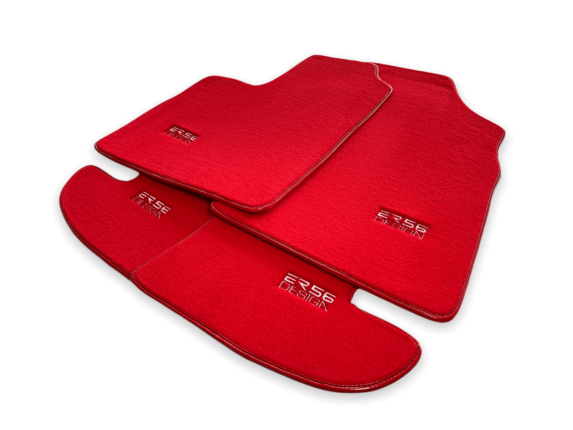 Red Floor Mats For Bentley Continental GTC (2011-2018) Er56 Design - AutoWin