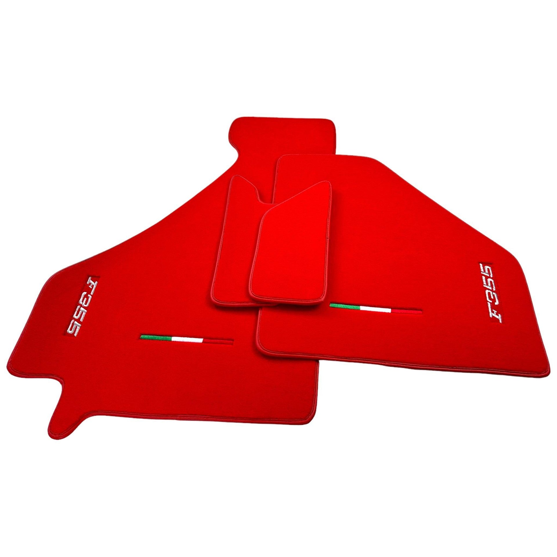 Red Floor Mats For Ferrari F355 1994-1999 - AutoWin