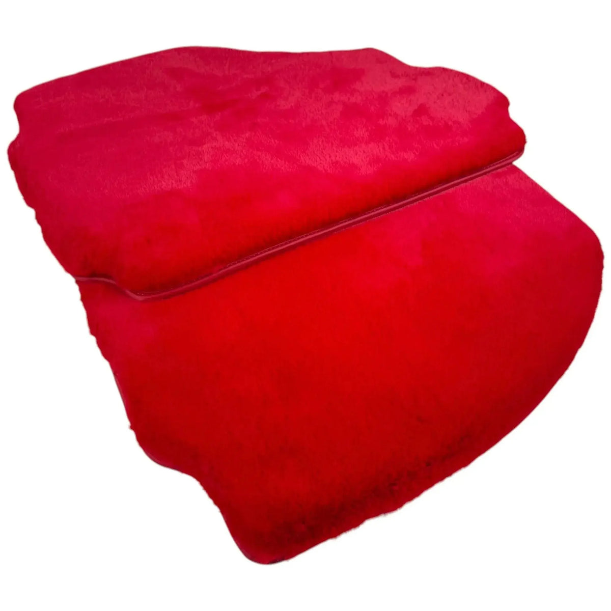 Red Sheepskin Floor Mats for Ferrari 458 Speciale (2012-2015)
