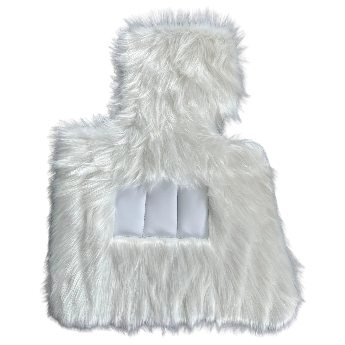 White Sheepskin Floor Mats For Rolls Royce Phantom VIII (2017-2024) ER56 Design Brand