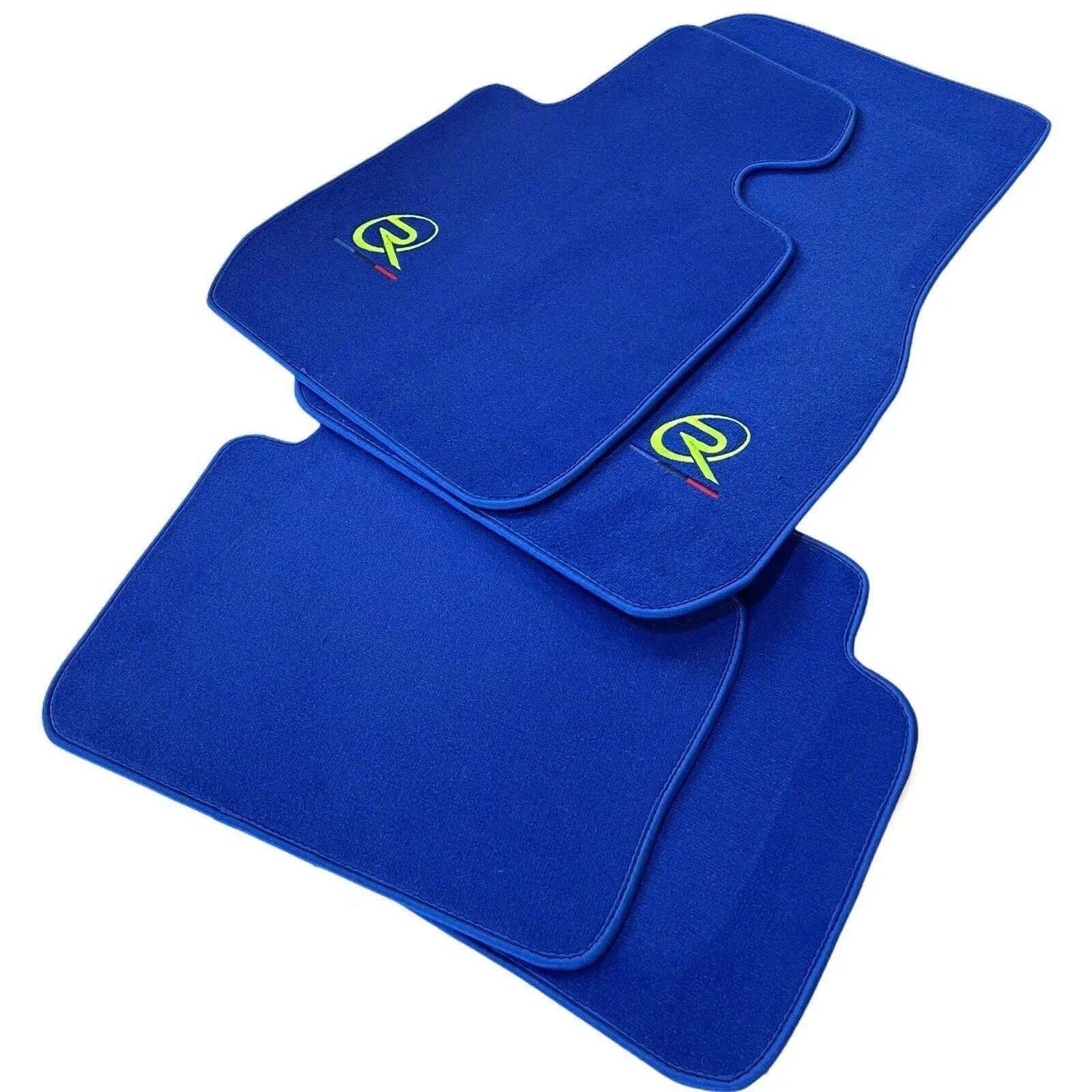 Blue Floor Mats For BMW 3 Series E90 Tailored Set - AutoWin