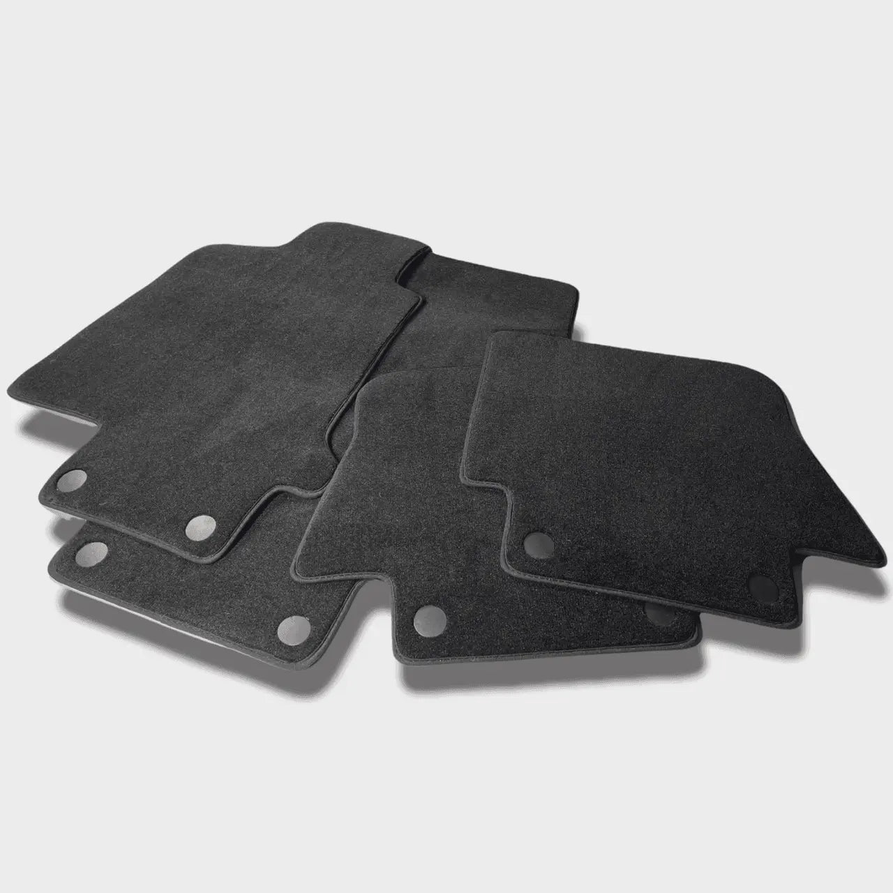 Floor Mats For Maserati GranCabrio I (2010-2019) Black - AutoWin