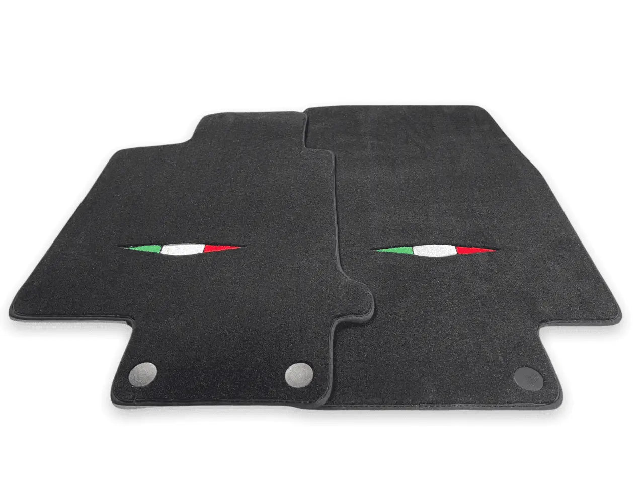 Floor Mats For Maserati GranCabrio I (2010-2019) Black IT Edition - AutoWin