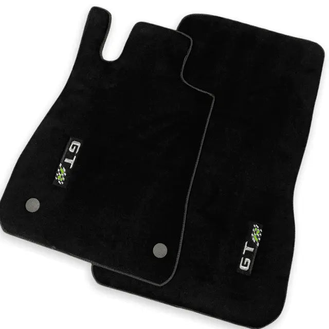 Floor Mats For Mercedes-Benz Amg Gtr Green Logo Autowin Brand - AutoWin