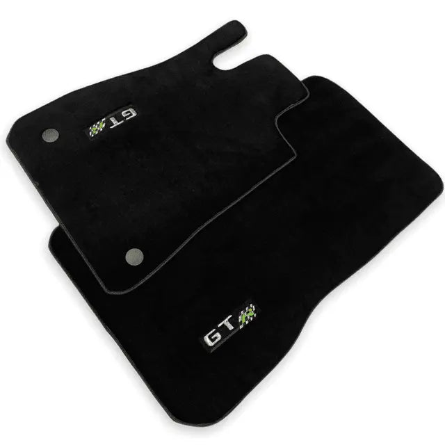 Floor Mats For Mercedes-Benz Amg Gtr Green Logo Autowin Brand - AutoWin