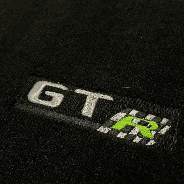 Floor Mats For Mercedes-Benz Amg Gtr Green Logo Autowin Brand - AutoWin