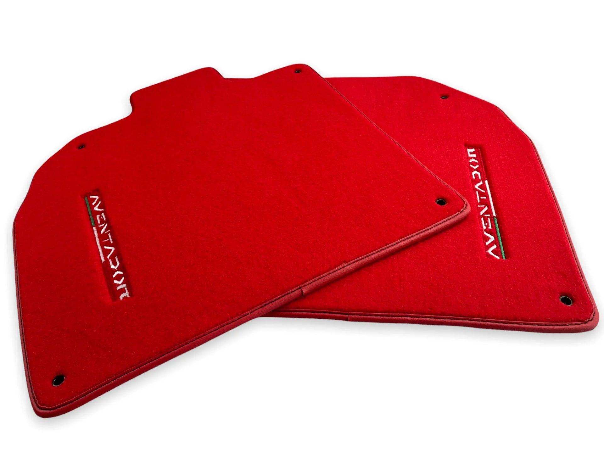Floor Mats for Lamborghini Aventador Red Color Carpet - AutoWin