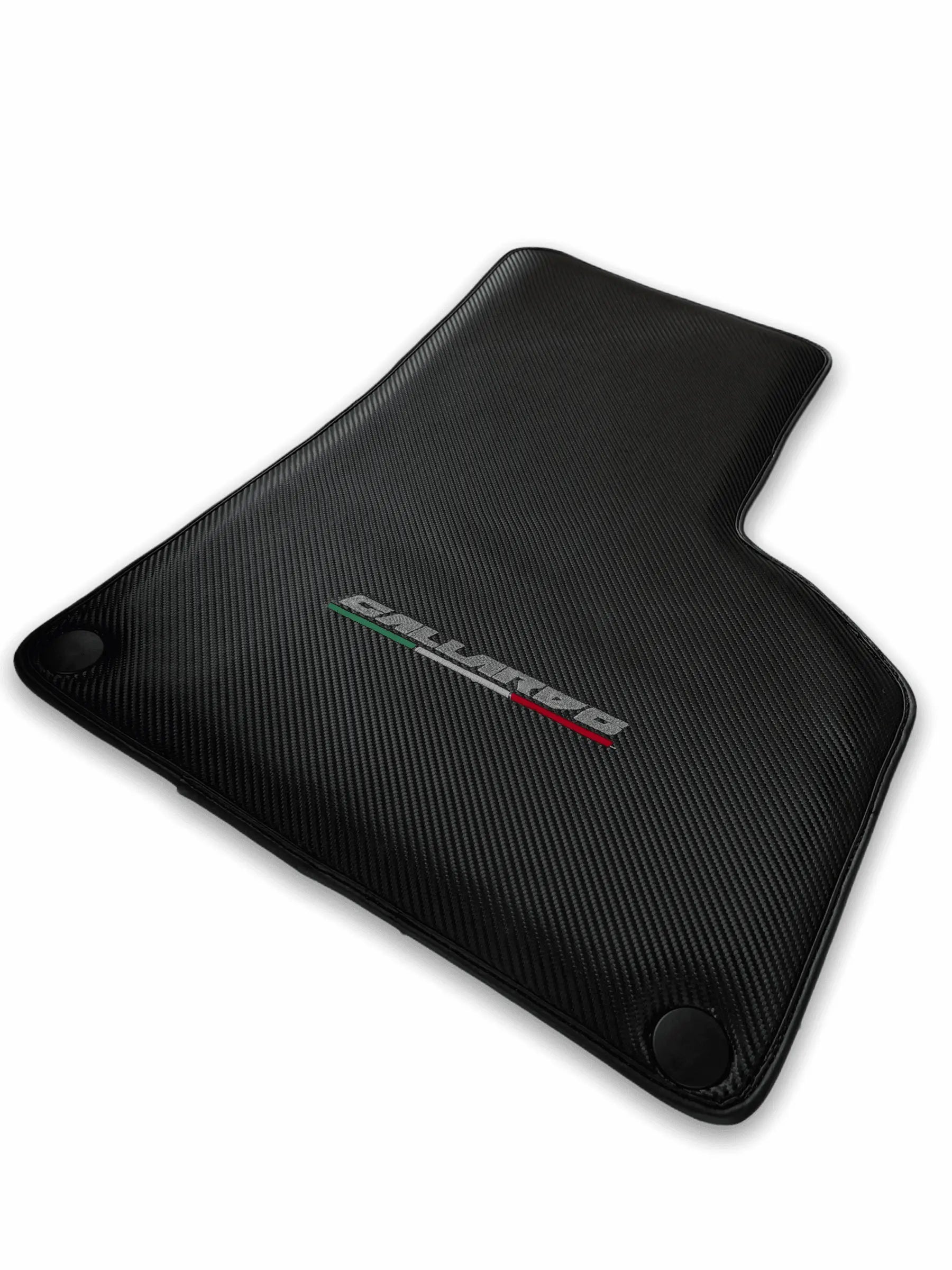 Floor Mats for Lamborghini Gallardo Carbon Fiber Leather - AutoWin