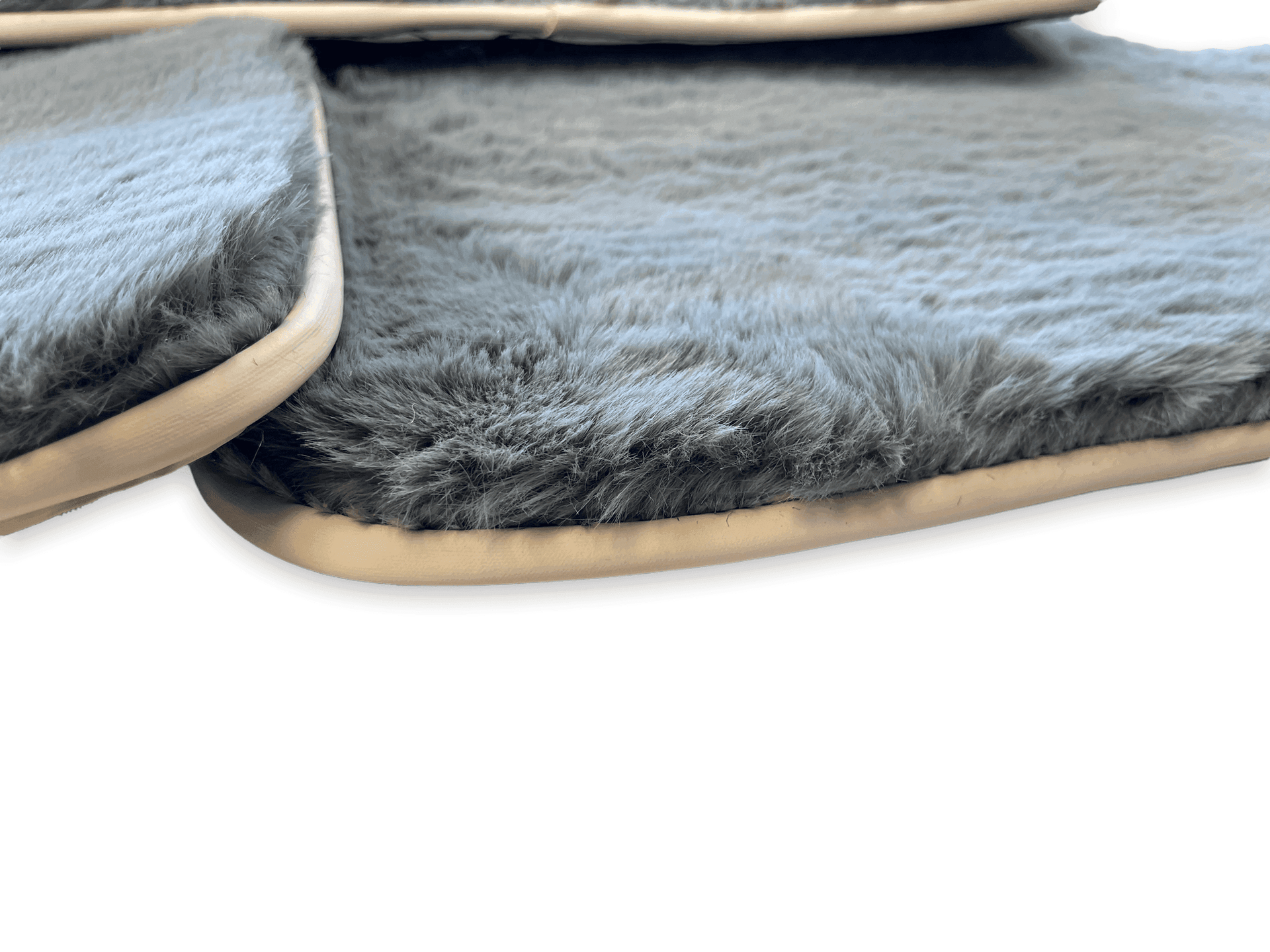 Sheepskin Floor Mats For Rolls Royce Ghost Series II (2021-2024) ER56 Design Brand - AutoWin