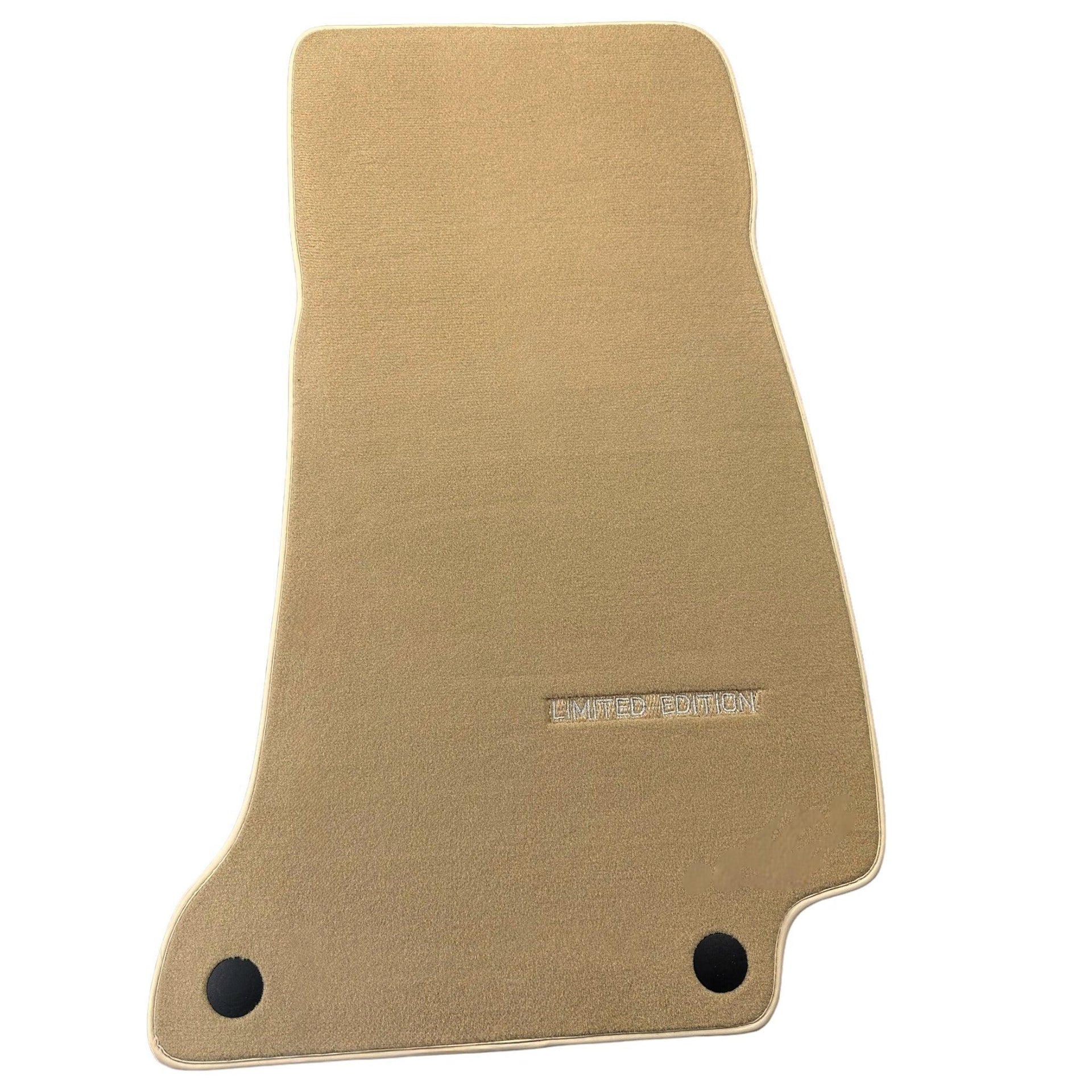 Beige Floor Mats For Mercedes Benz A-Class W177 Hatchback (2018-2023) | Limited Edition - AutoWin