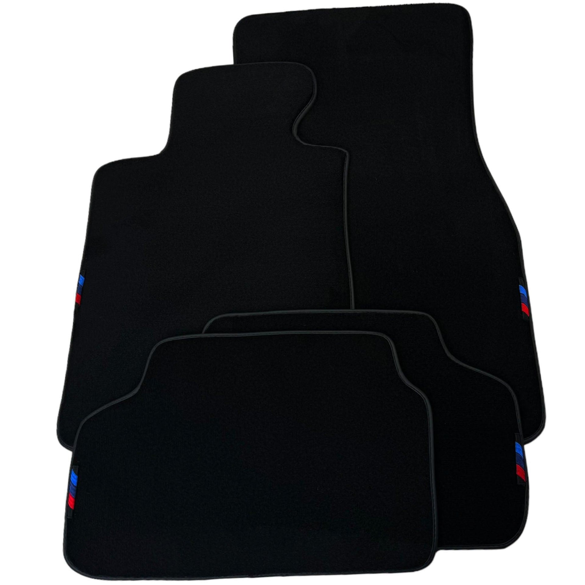 Black Floor Mats For BMW 1 Series E87 | Black Trim - AutoWin