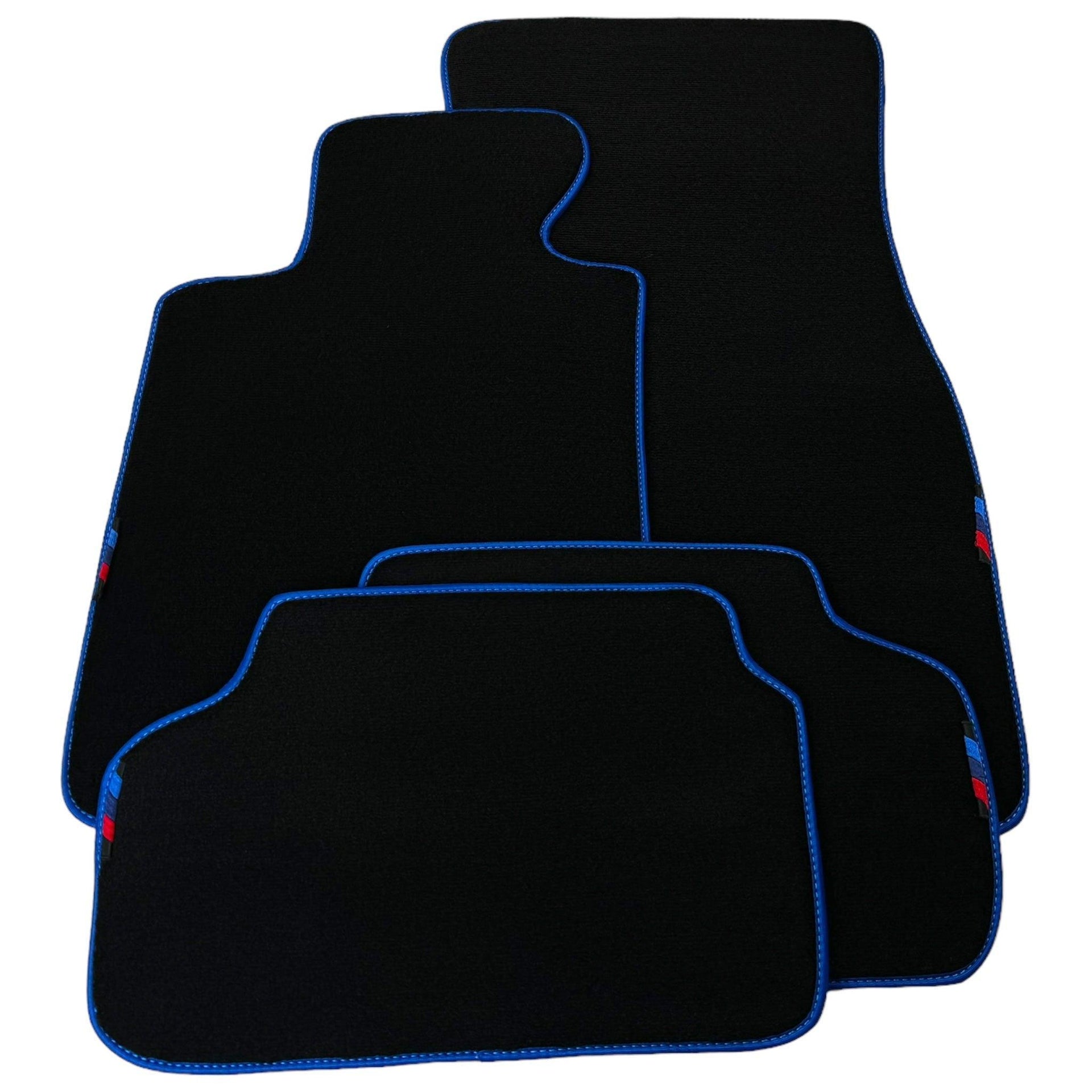 Black Floor Mats For BMW 1 Series F40 | Blue Trim Autowin Brand - AutoWin