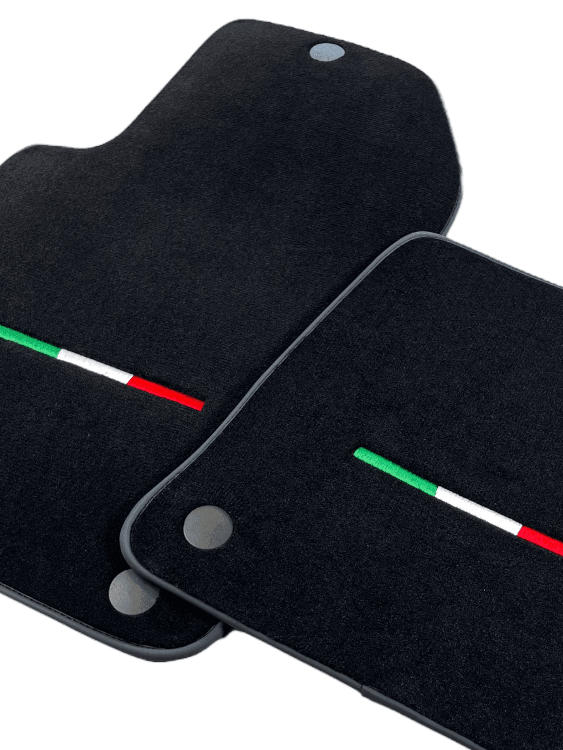Black Floor Mats For Ferrari 599 Coupe 2006-2012 Italian Edition - AutoWin