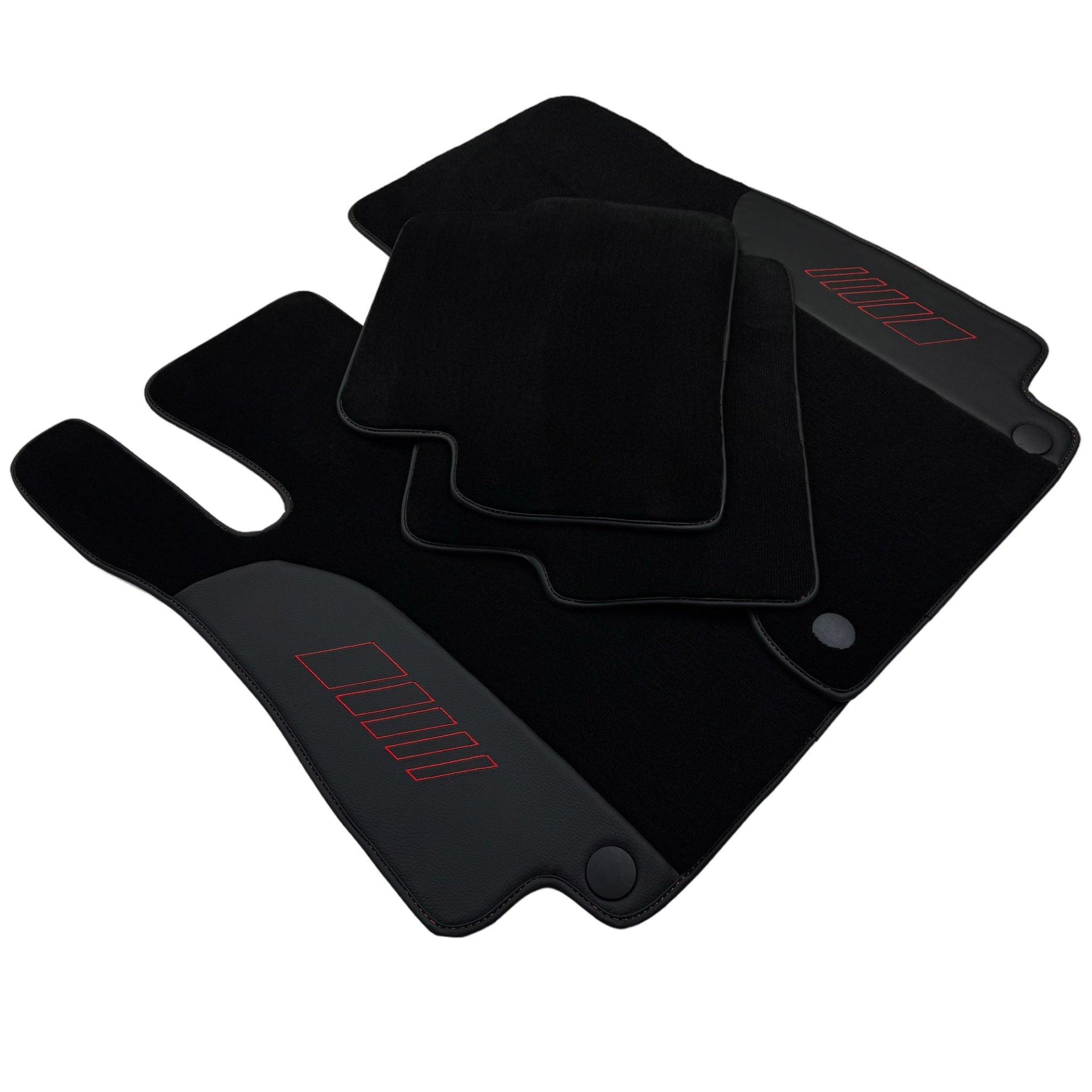 Black Floor Mats For Mercedes Benz CL-Class C216 Coupe (2006-2013) | AutoWin Edition - AutoWin