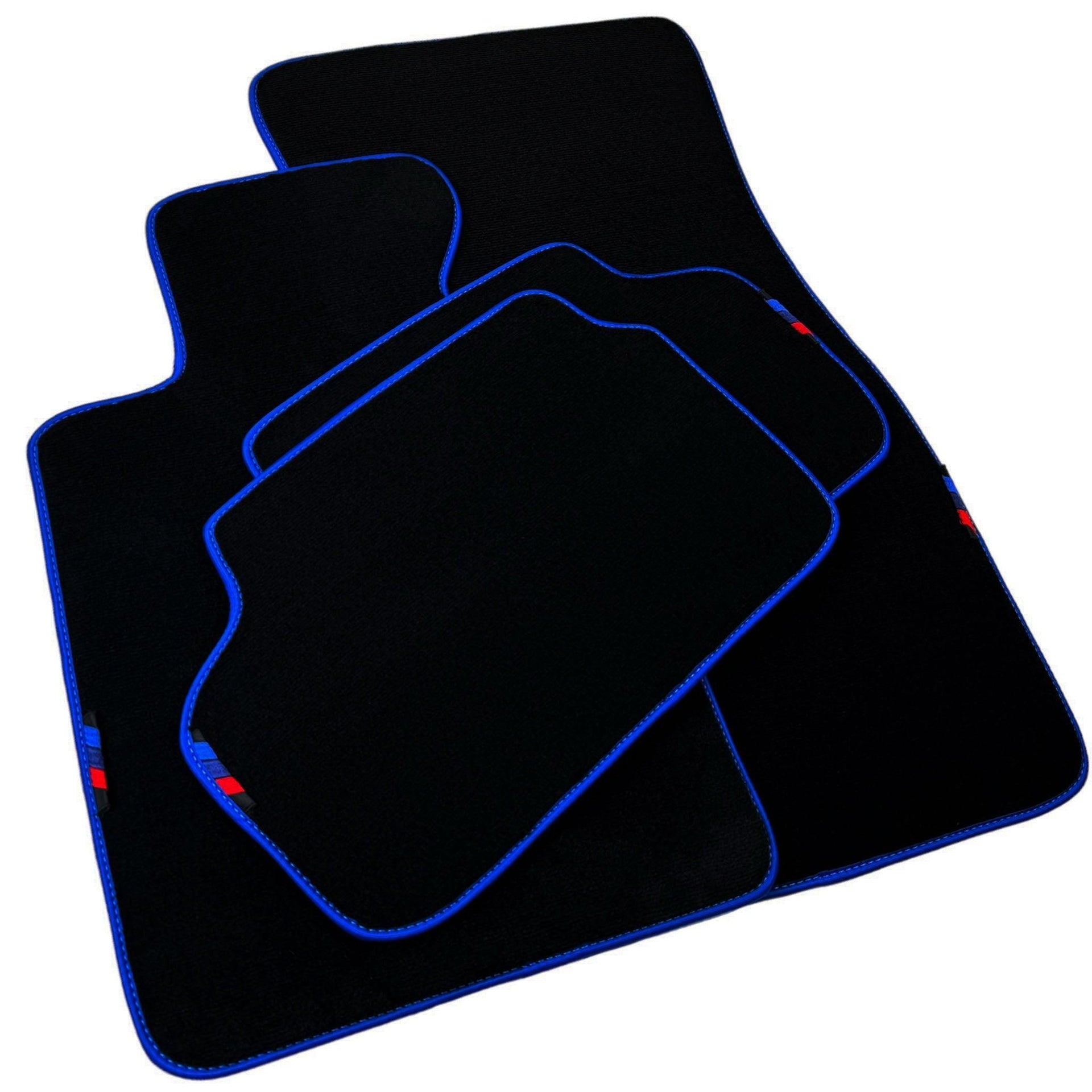 Black Mats For BMW M2 G87 | Blue Trim - AutoWin