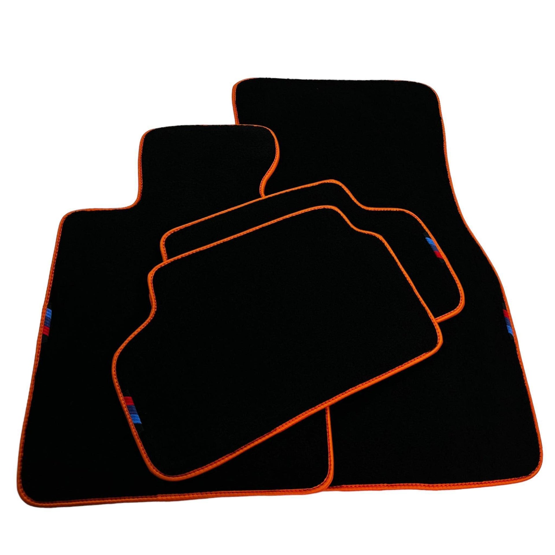 Black Mats For BMW M2 G87 | Orange Trim - AutoWin