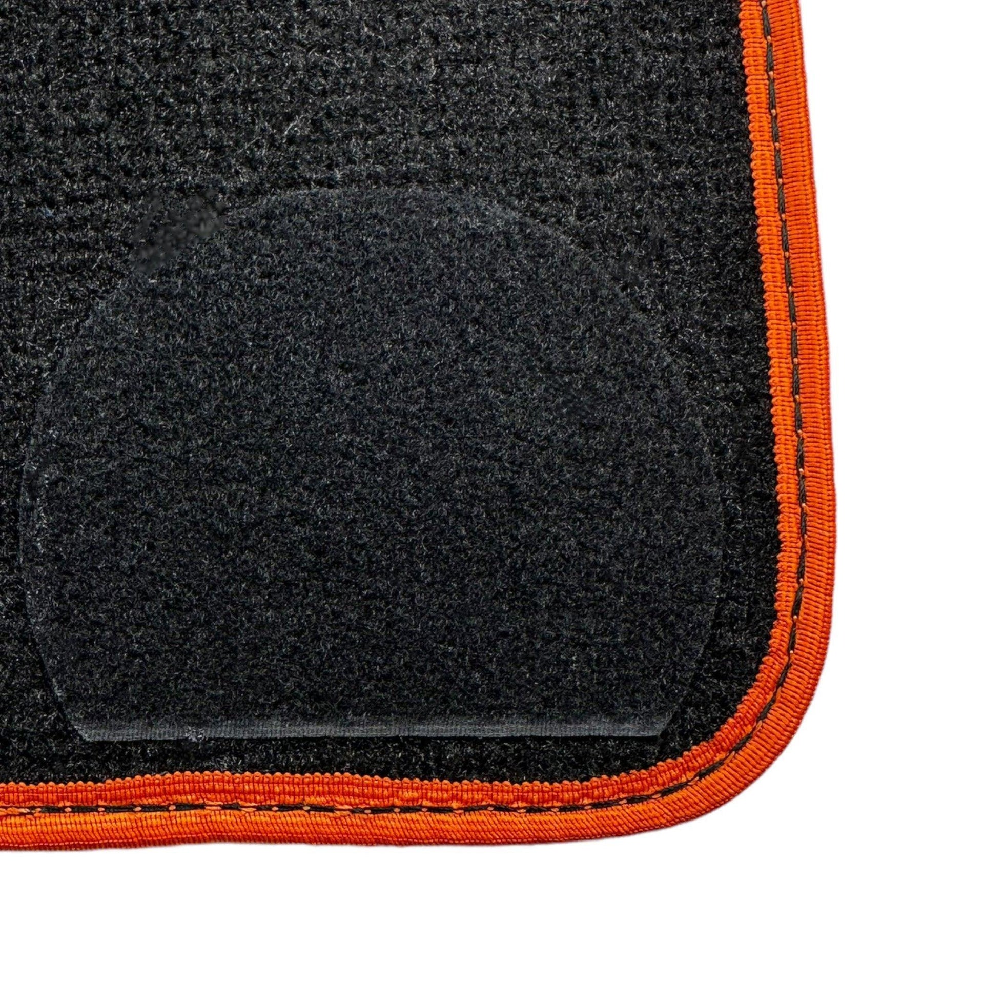 Black Mats For BMW M6 E63 Coupe | Orange Trim - AutoWin
