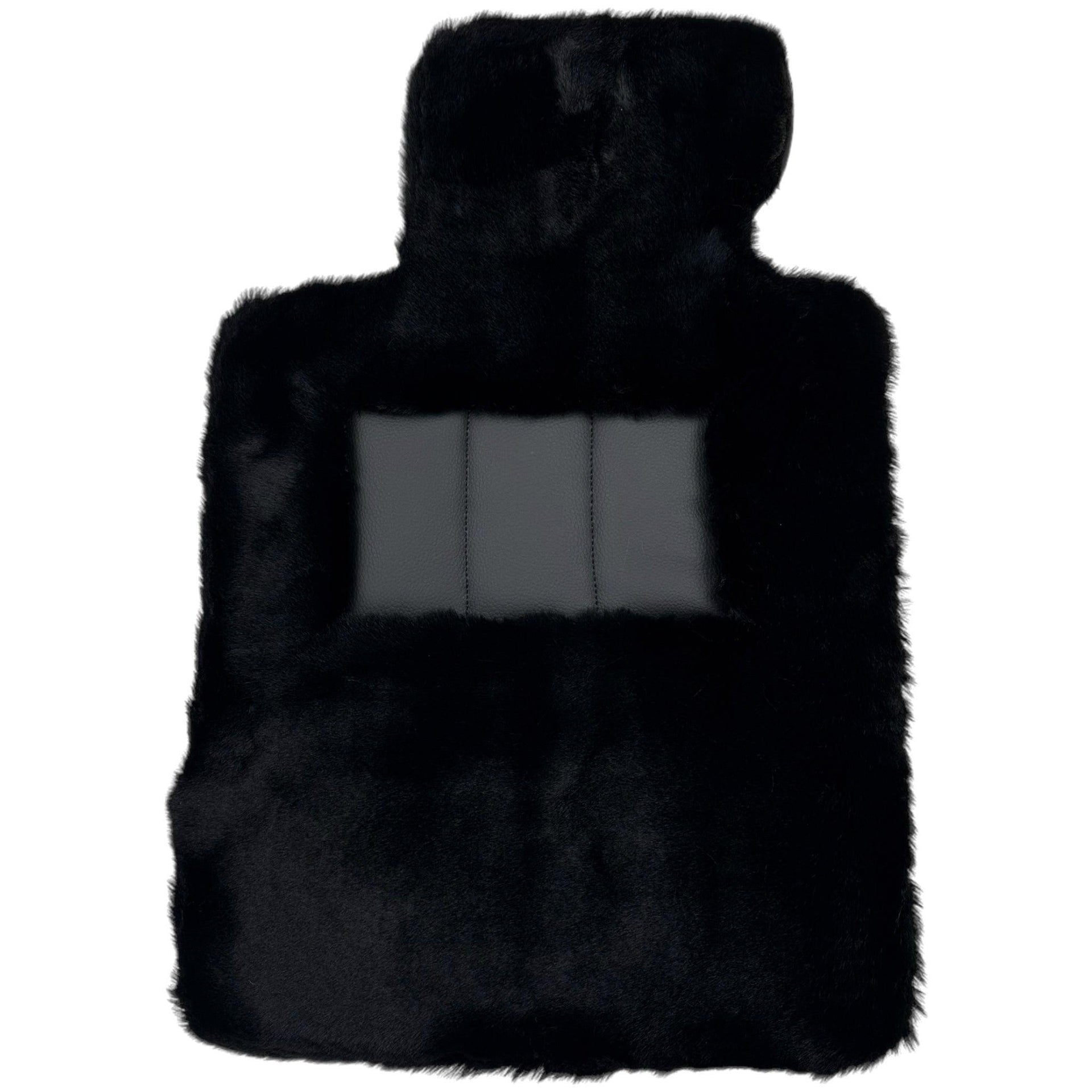 Black Sheepskin Floor Floor Mats For BMW 2 Series F45 - AutoWin