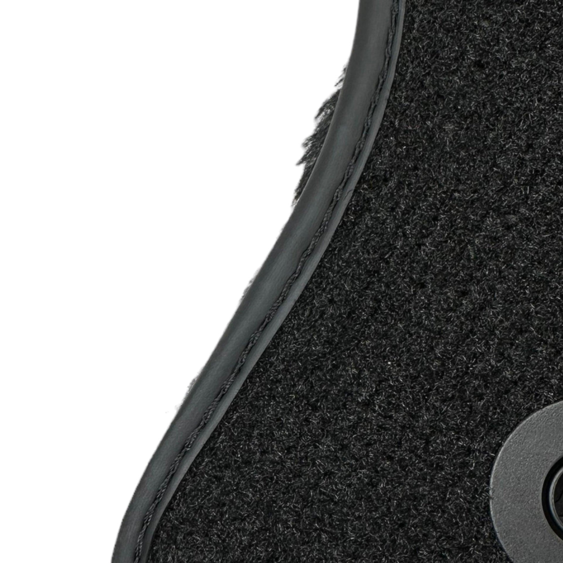 Black Sheepskin Floor Mats For Mercedes Benz E-Class W212 Sedan (2009-2013) | ER56 Design - AutoWin