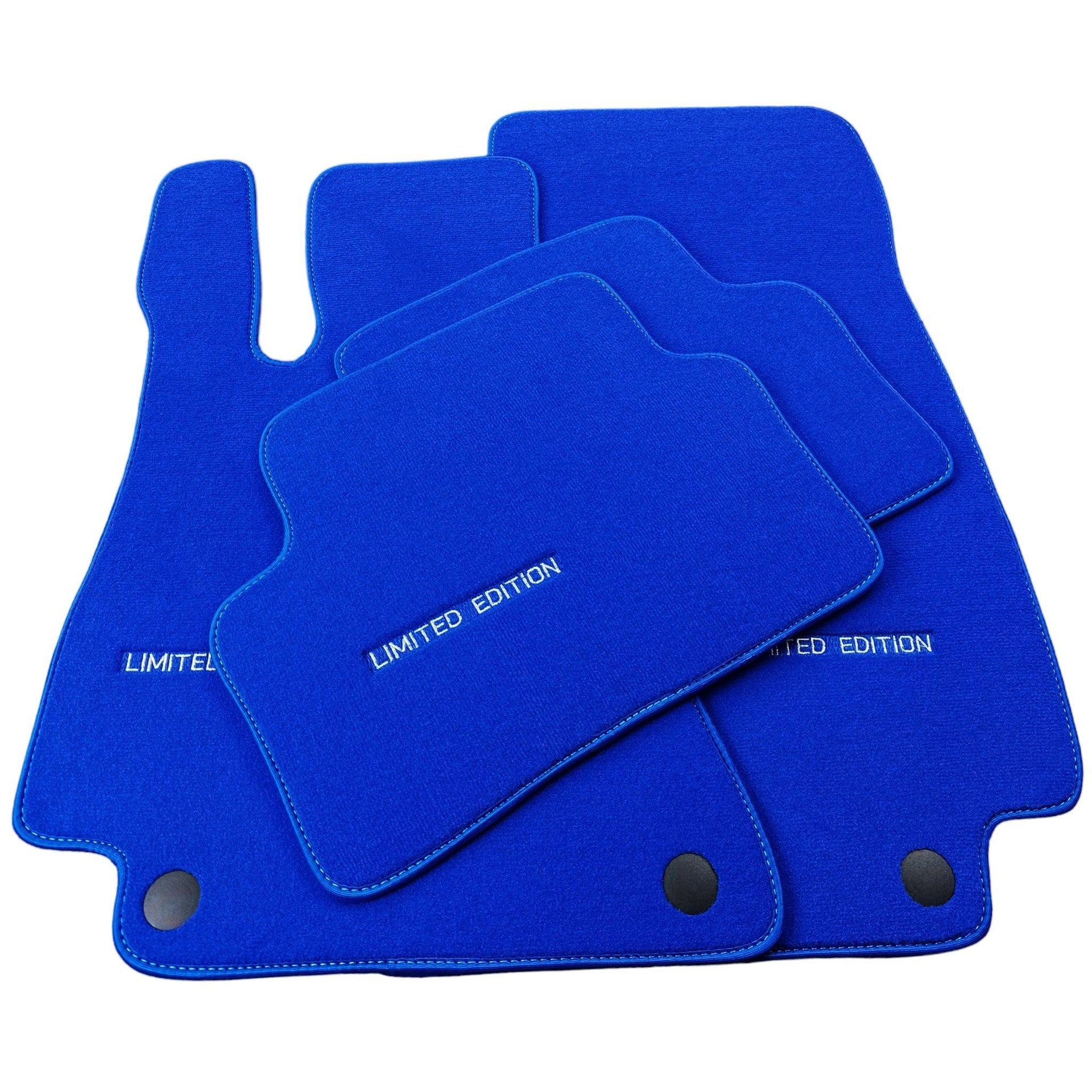 Blue Floor Mats For Mercedes Benz EQA-Class H243 (2021-2023) | Limited Edition - AutoWin