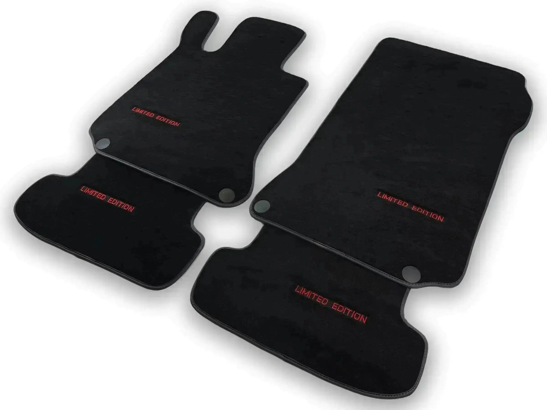Blue Floor Mats For Mercedes Benz GLK-Class X204 (2012-2015) | Limited Edition - AutoWin