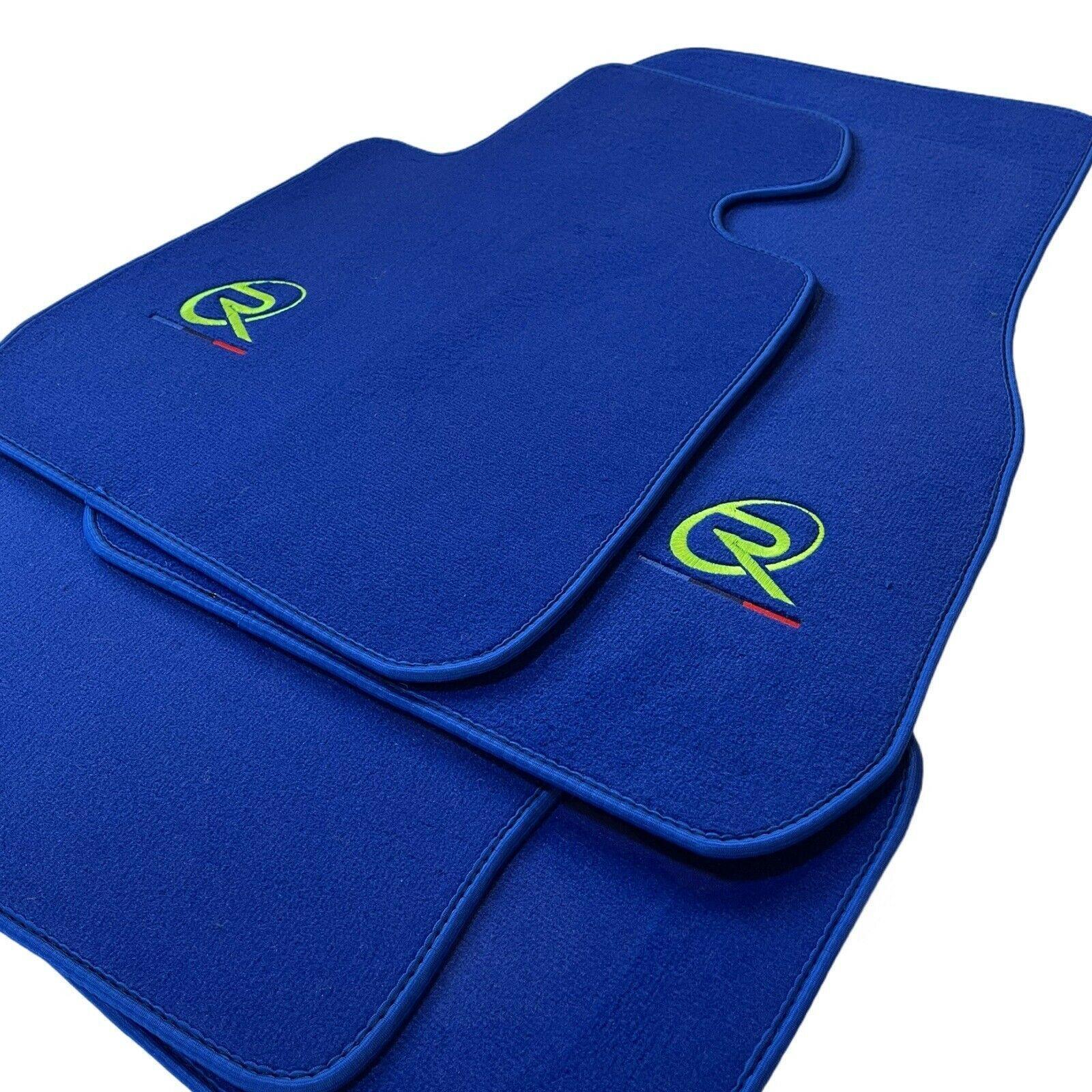Blue Mats For BMW 3 Series E36 2-door Coupe Tailored Set Perfect Fit - AutoWin
