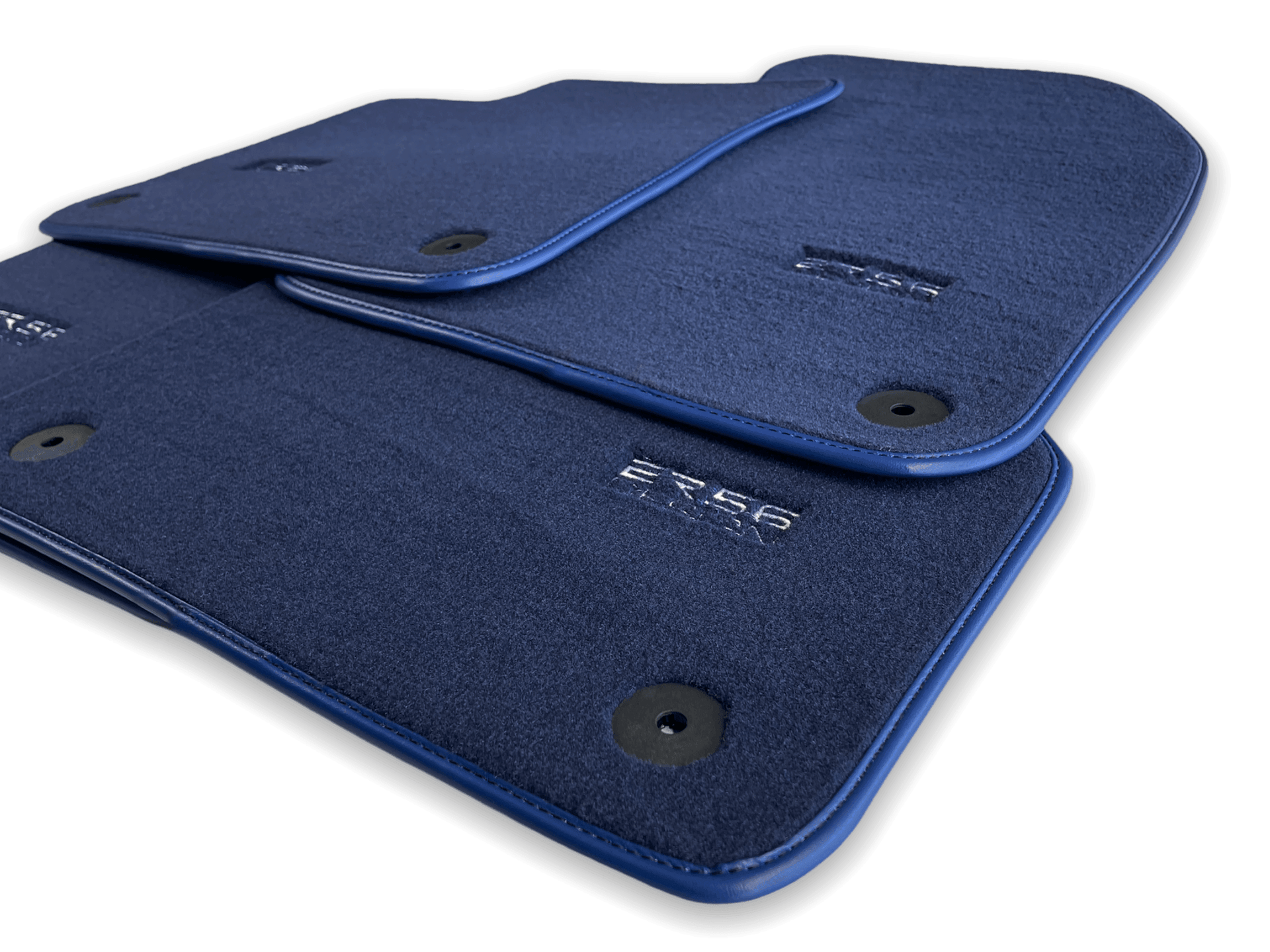 Dark Blue Floor Mats for Audi A4 - B8 Allroad Quattro (2008-2015) | ER56 Design - AutoWin