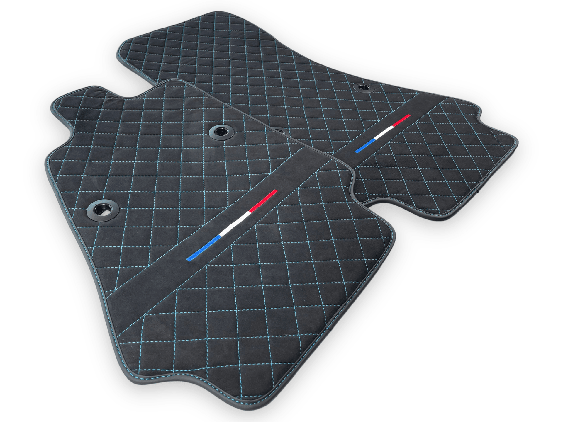 Floor Mats For Bugatti Chiron Alcantara Leather Limited Edition - AutoWin