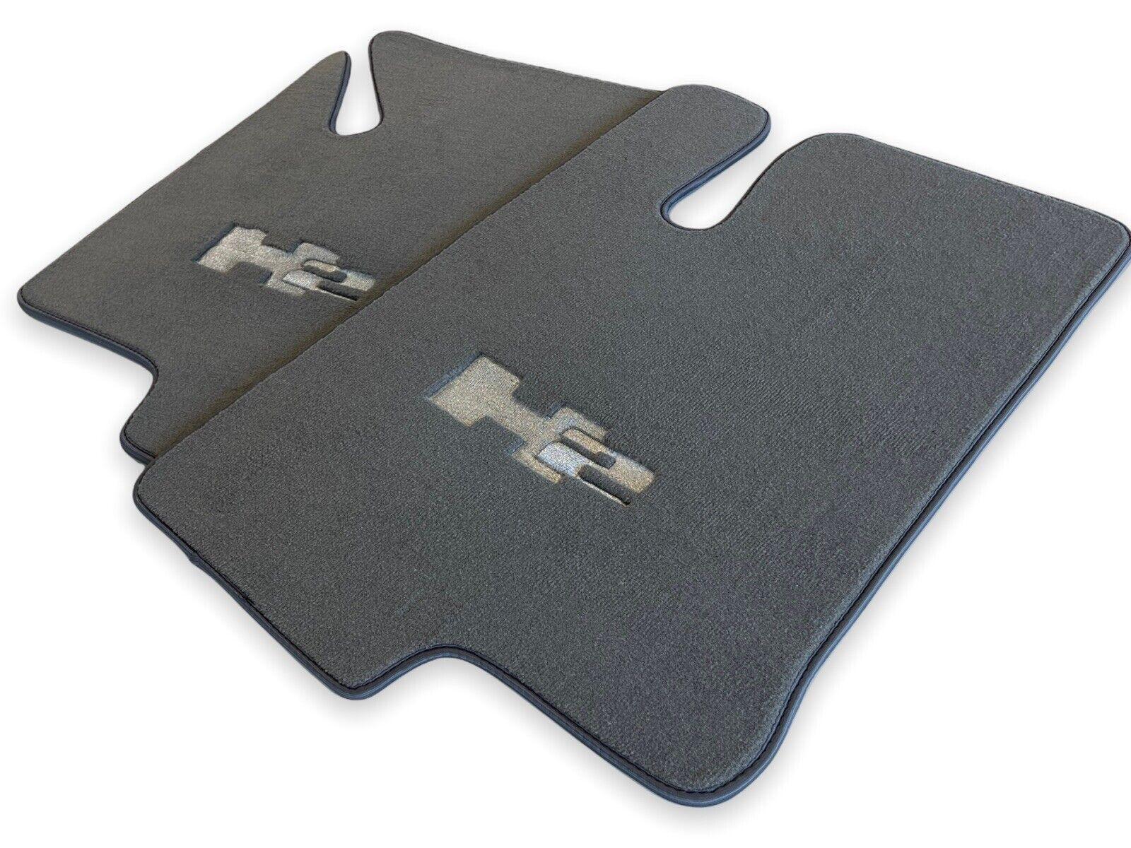 Floor Mats For Hummer H2 2003-2009 Tailored Gray Color Carpets - AutoWin