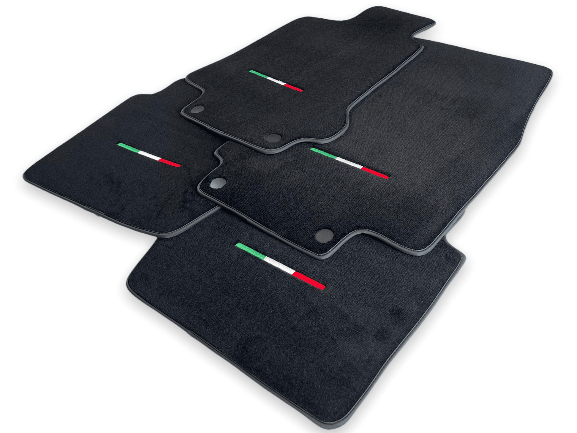 Floor Mats For Maserati GranTurismo Sportline (2009-2019) Black IT Edition - AutoWin