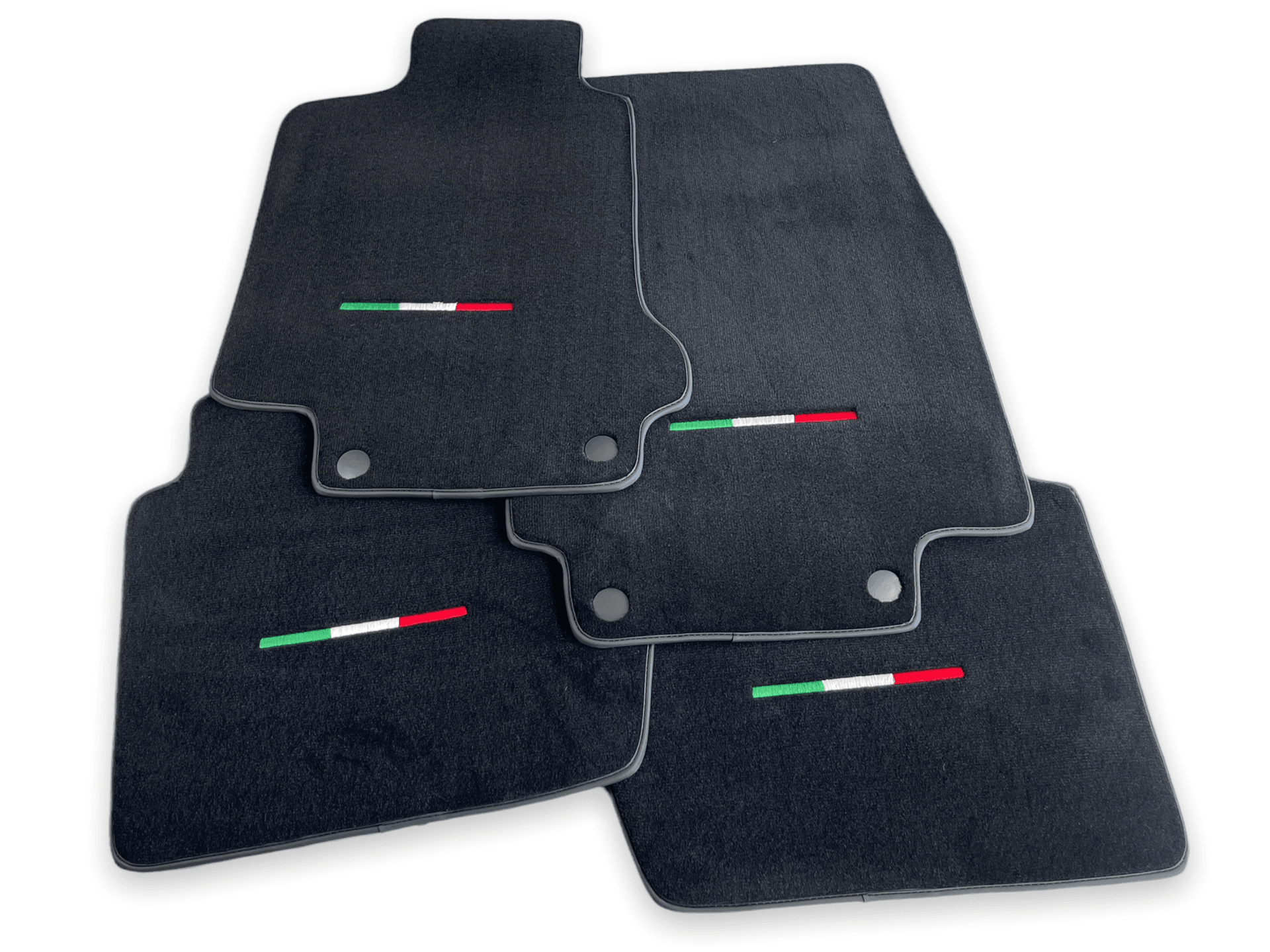 Floor Mats For Maserati GranTurismo Sportline (2009-2019) Black IT Edition - AutoWin