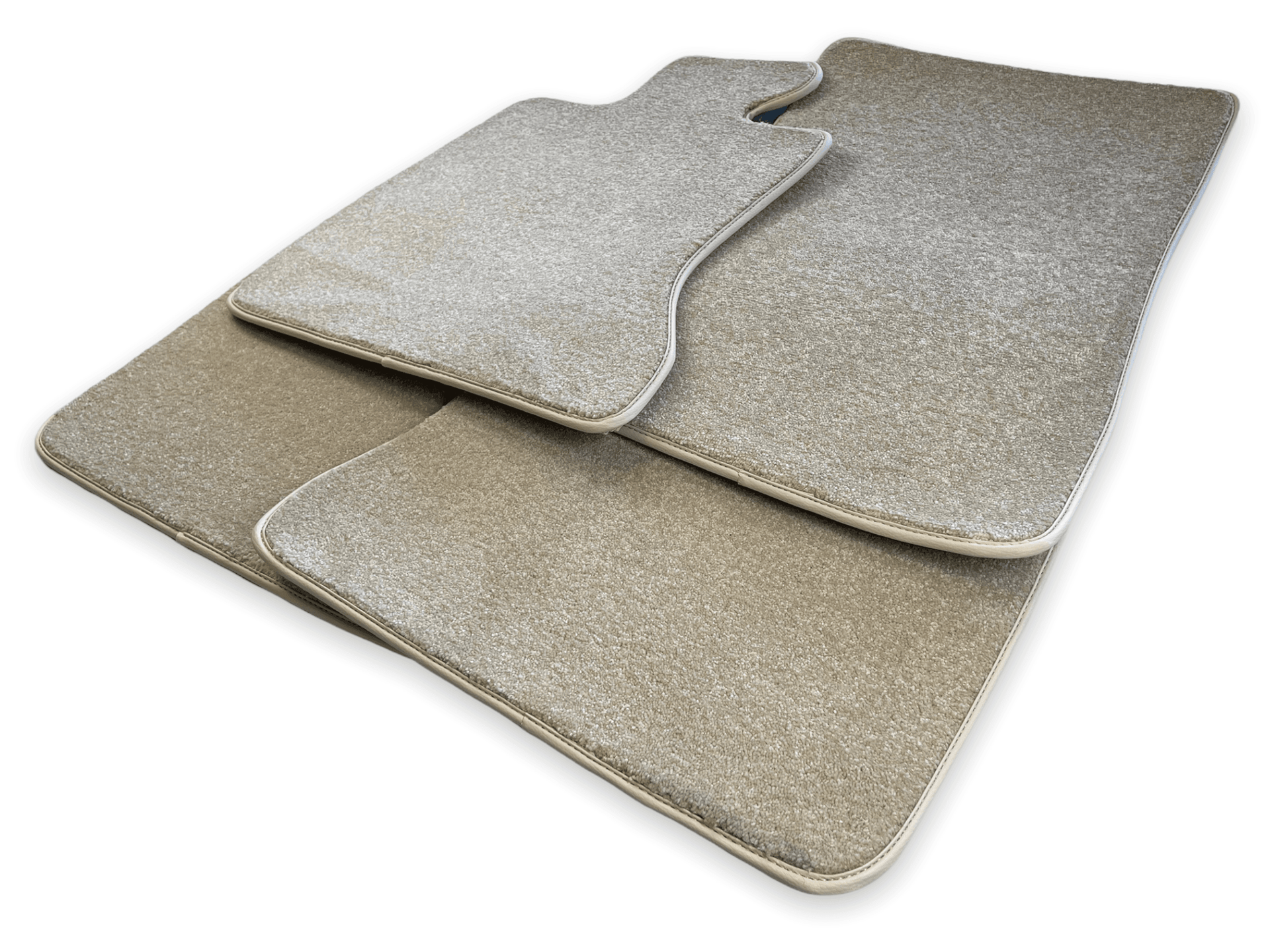 Floor Mats For Rolls Royce Dawn Rr6 2016-2023 Beige Luxury Quality - AutoWin