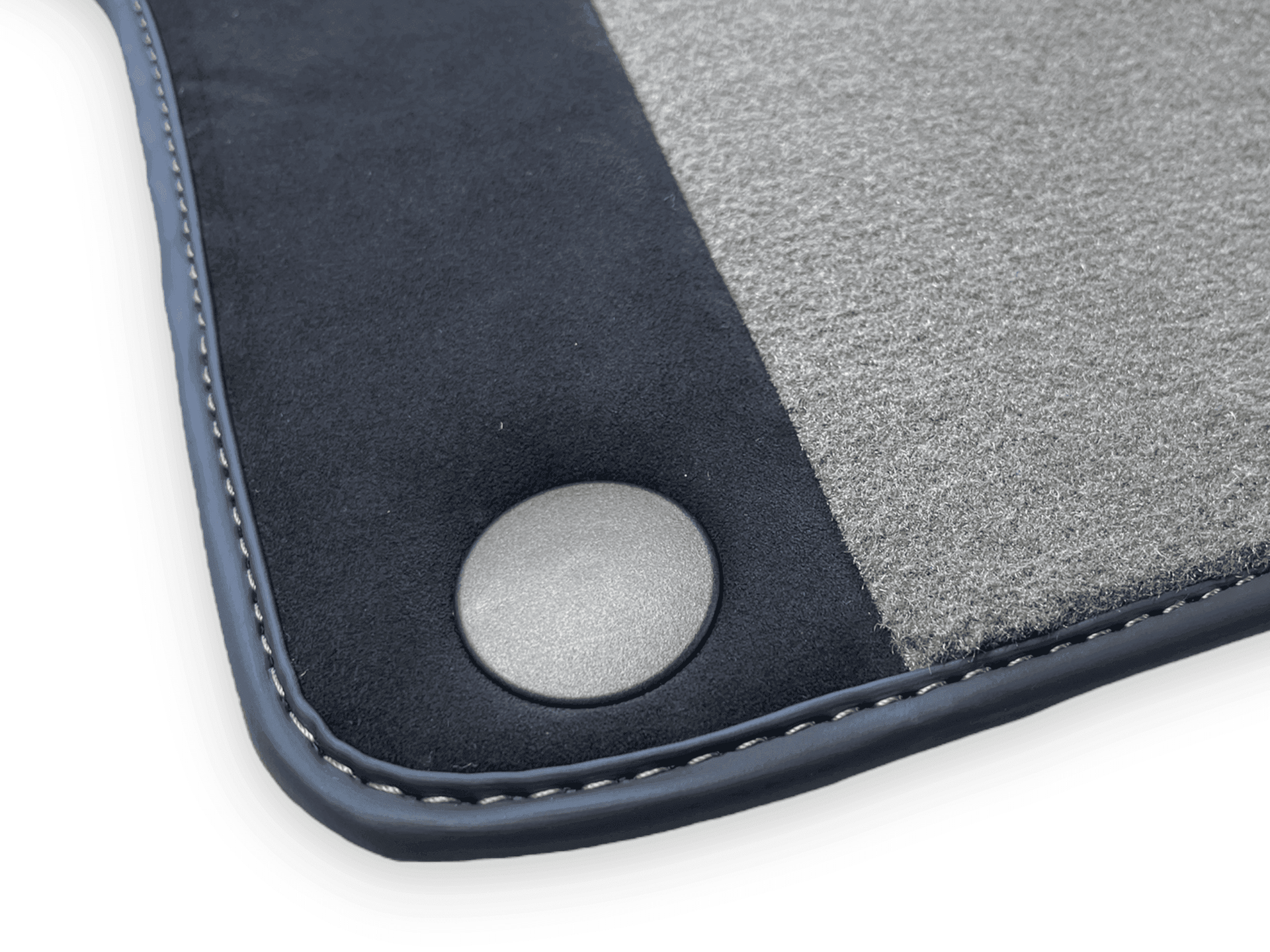 Gray Floor Mats For Ferrari California 2008-2014 With Alcantara - AutoWin