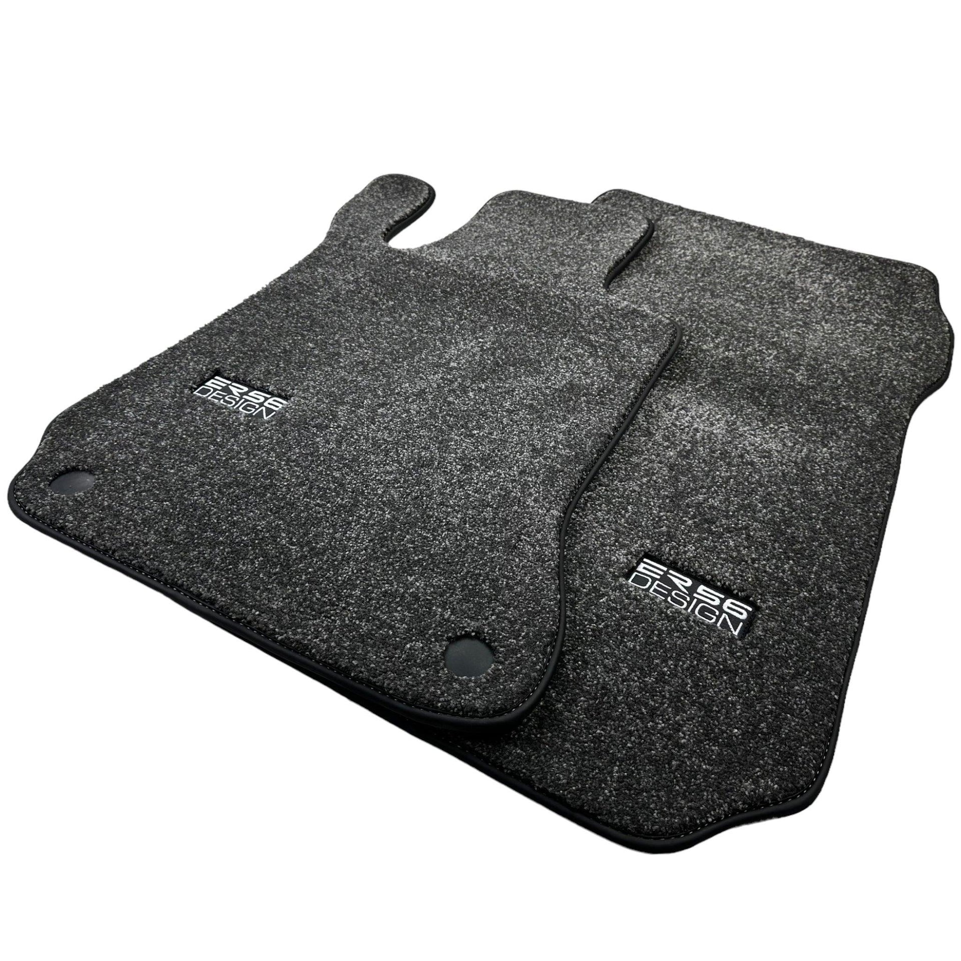 Gray Luxury Floor Mats For Mercedes Benz S-Class W126 (1979-1991) | ER56 Design - AutoWin
