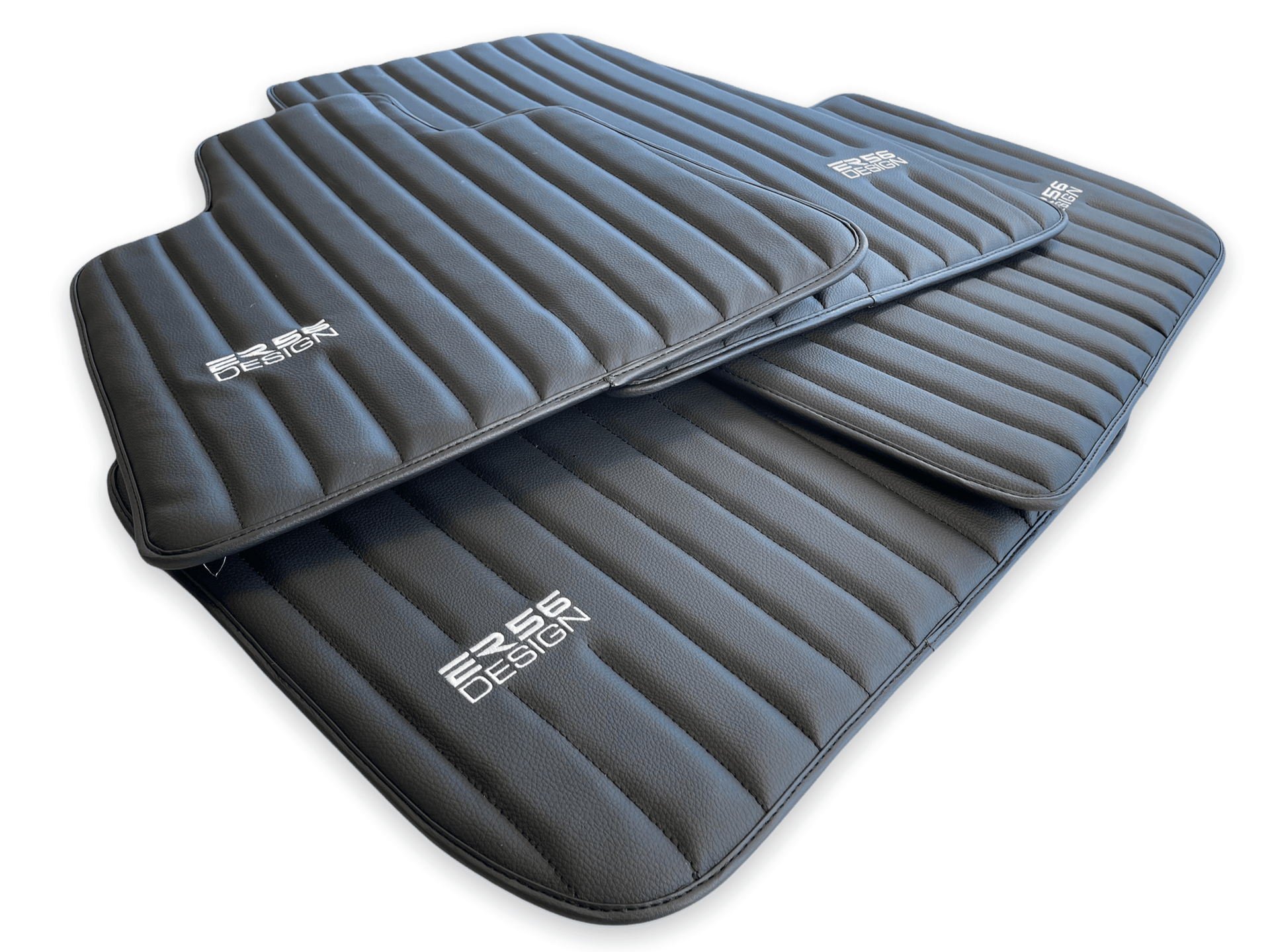 Leather Floor Mats For Rolls Royce Dawn RR6 2016-2023 ER56 Design Brand - AutoWin