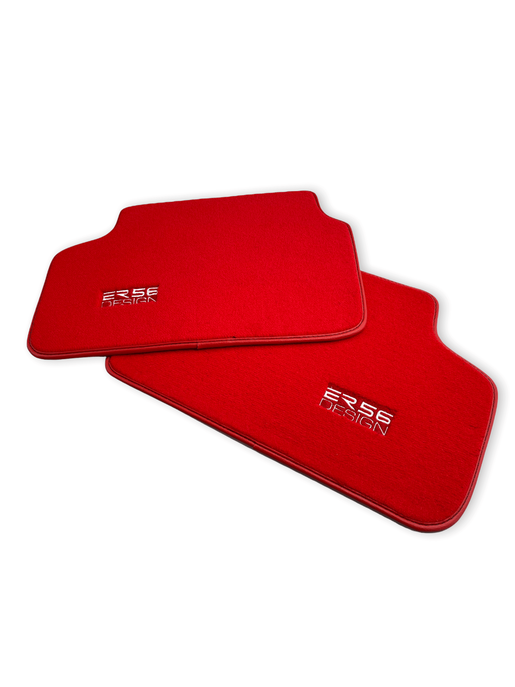 Red Floor Mats For BMW 1 Series E81 - ER56 Design Brand - AutoWin