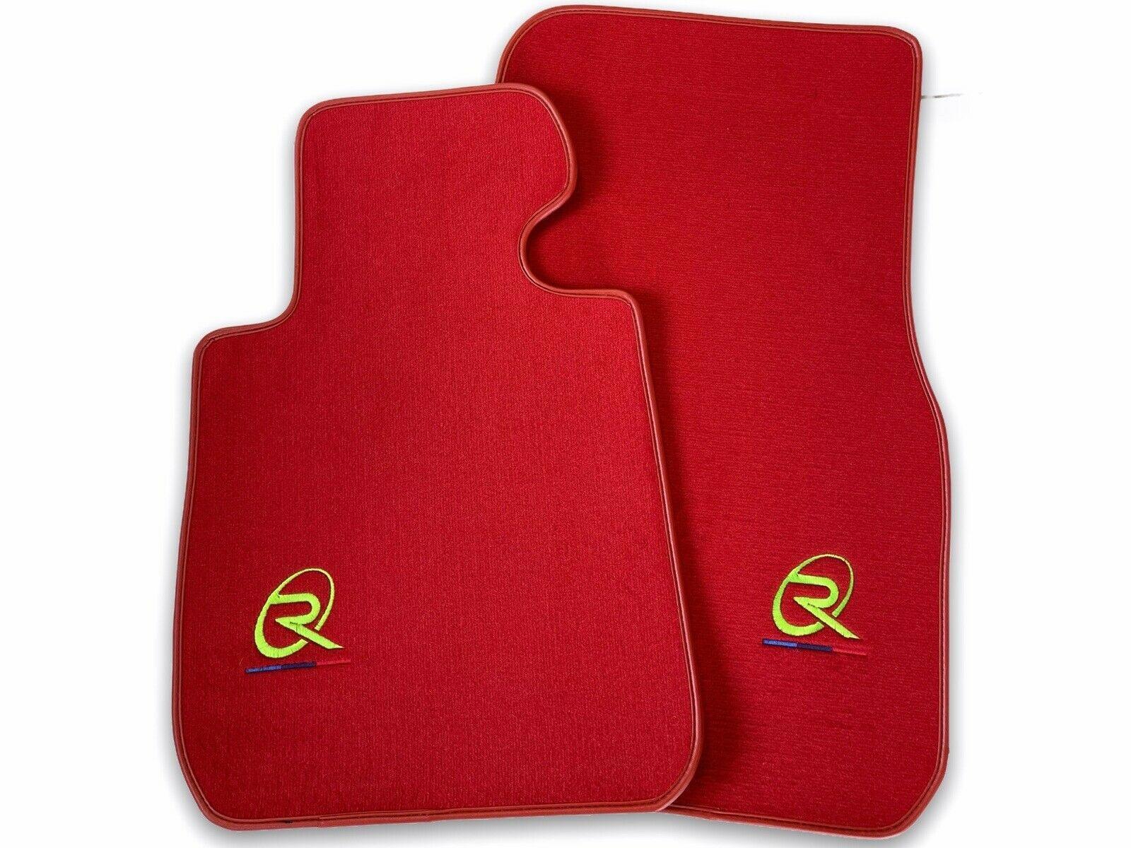 Red Floor Mats For BMW 2 Series F44 Gran Coupe ROVBUT Brand Tailored Set Perfect Fit Green SNIP Collection - AutoWin