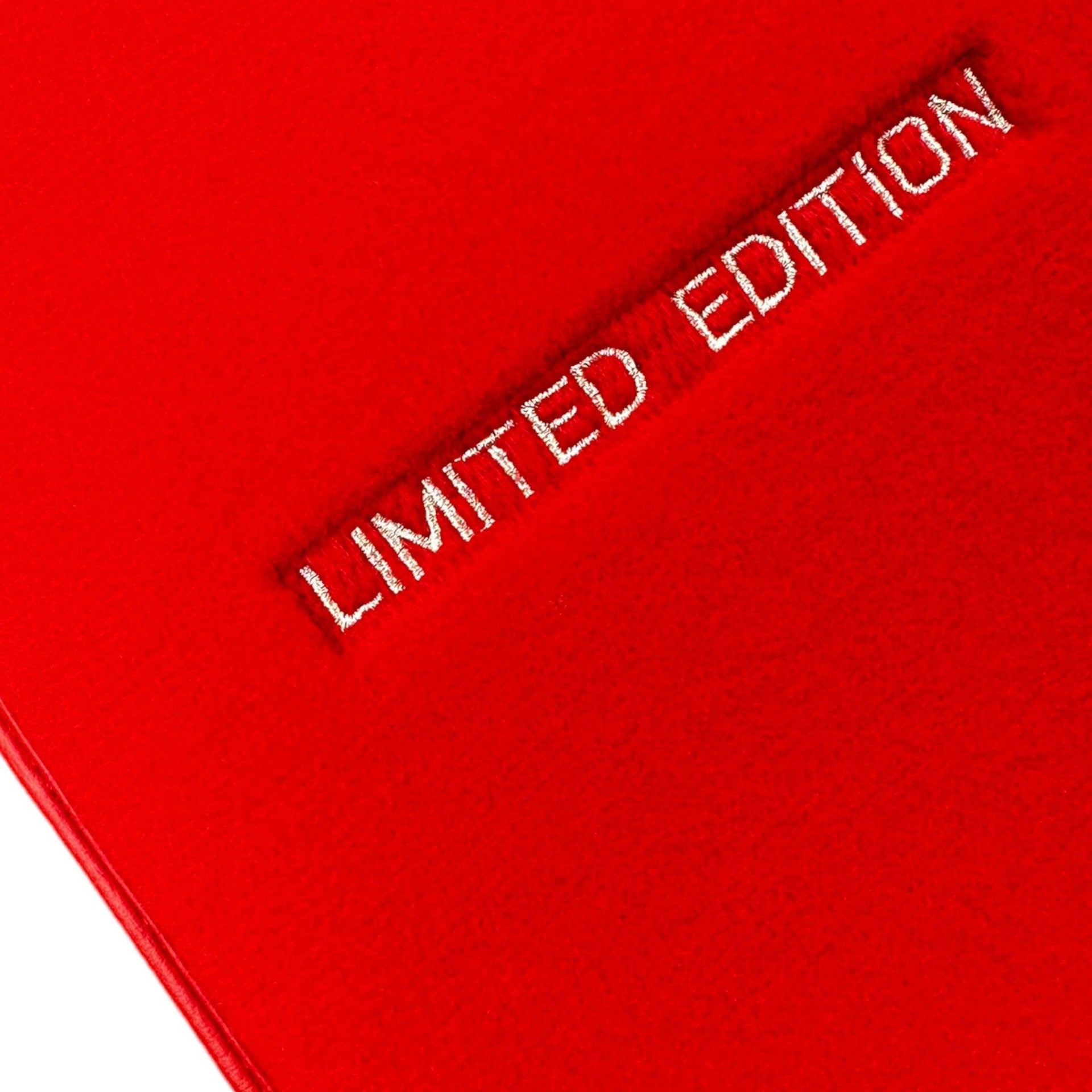 Red Floor Mats For Mercedes Benz GLC-Class X253 SUV (2016-2019) Hybrid | Limited Edition - AutoWin