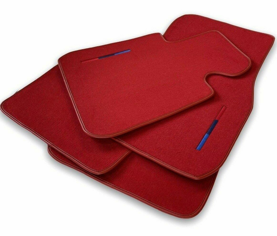 Red Mats For BMW 7 Series E38 Long With M Package - AutoWin