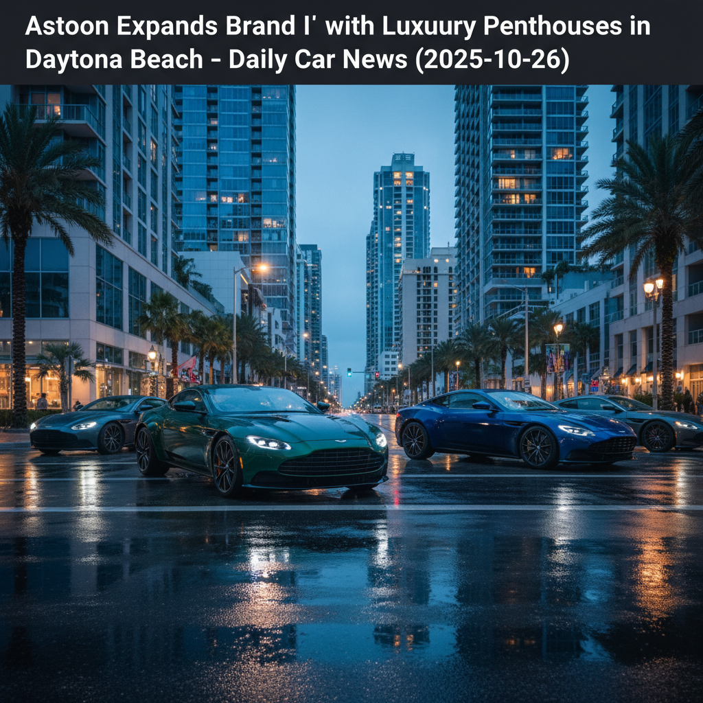 Aston Martin Expands Brand with Luxury Penthouses in Daytona Beach – Daily Car News (2025-10-26)