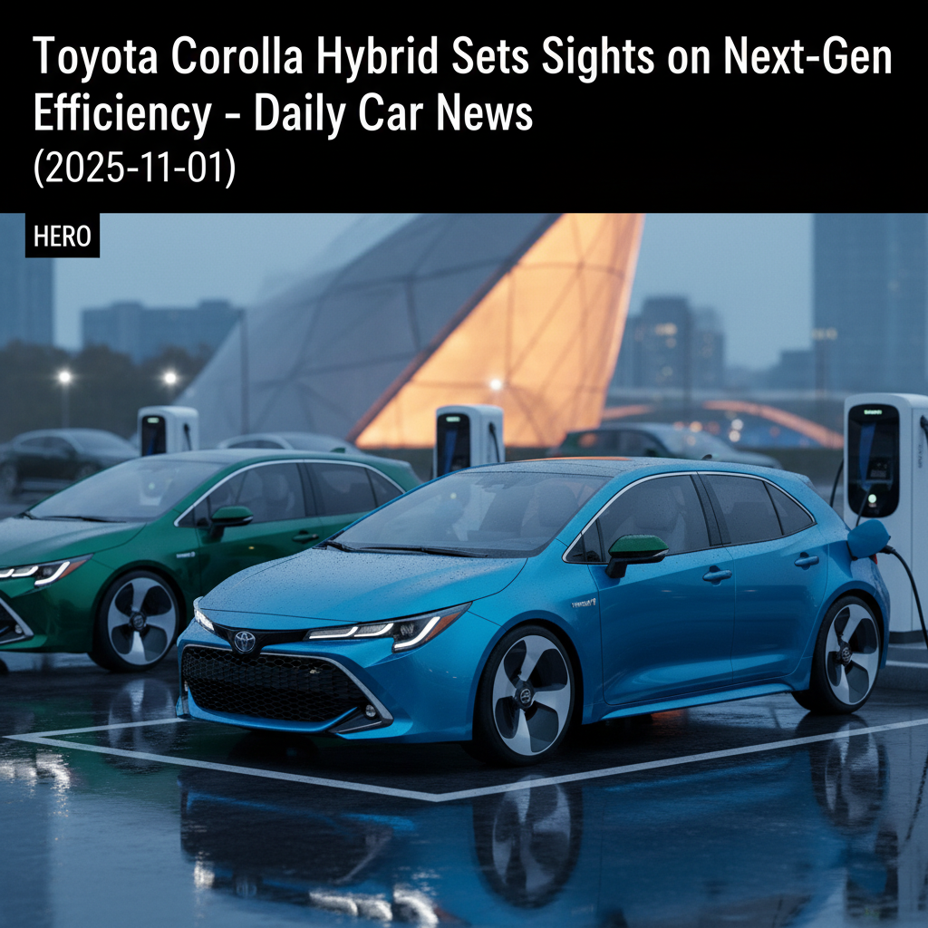 Toyota Corolla Hybrid Sets Sights on Next-Gen Efficiency – Daily Car News (2025-11-01)