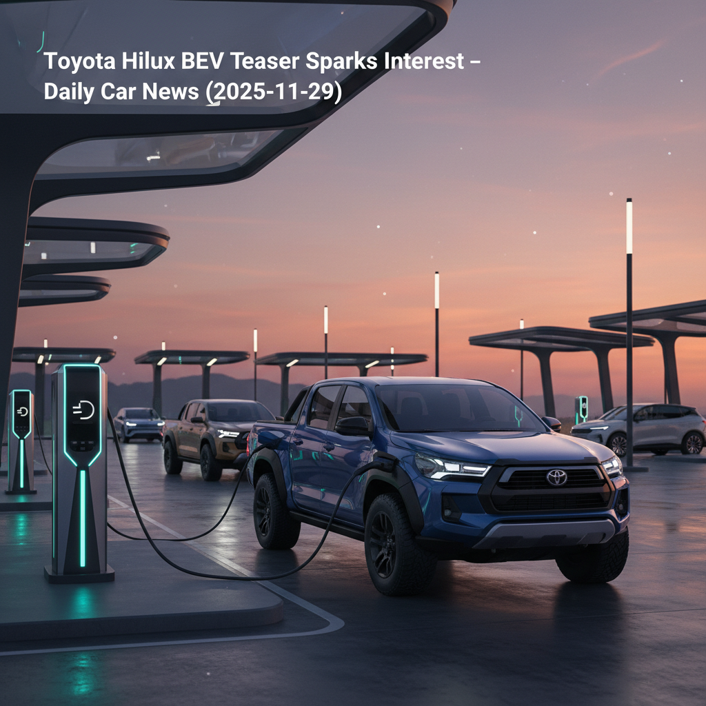 Codzienne wiadomości motoryzacyjne: Toyota Hilux BEV,