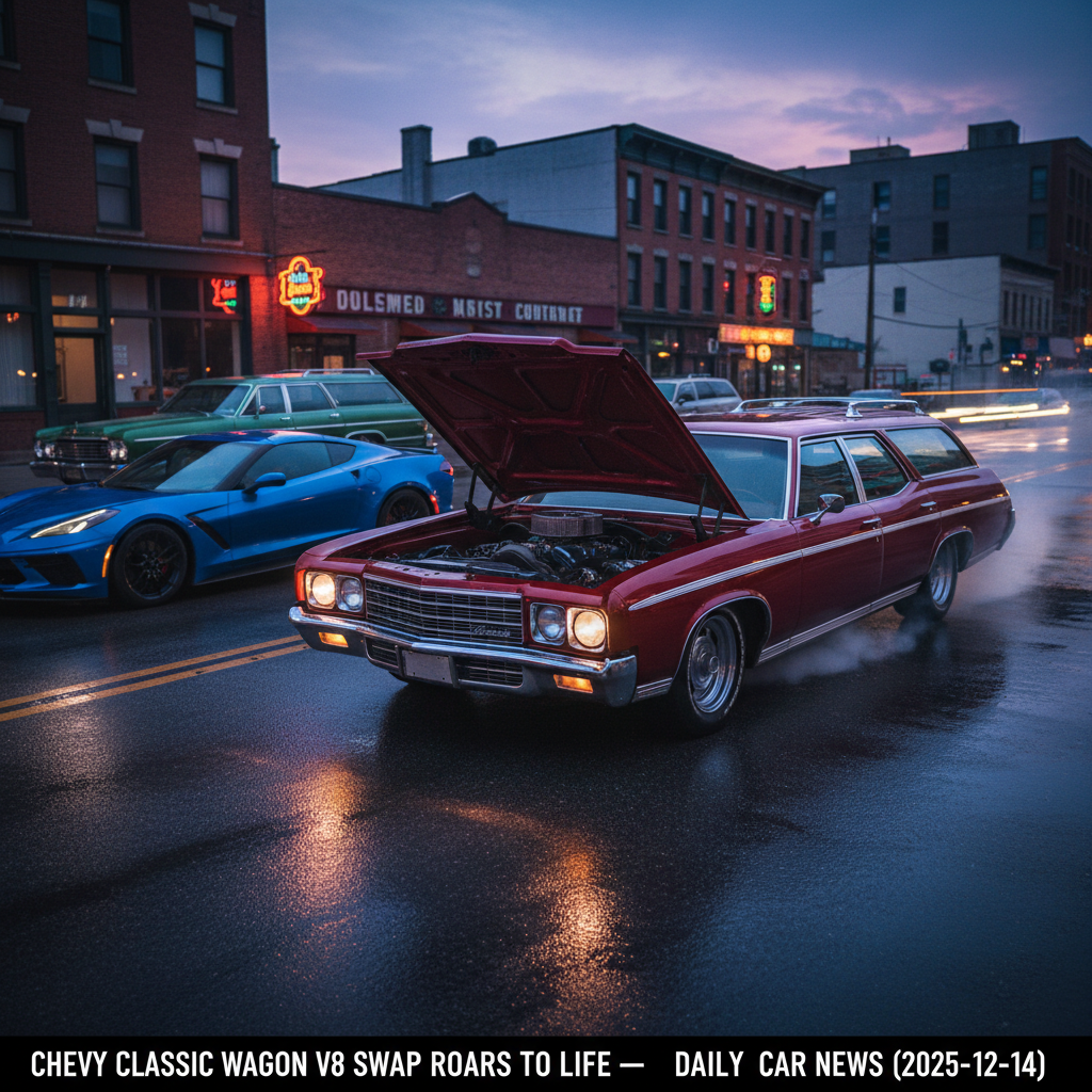 Chevy Classic Wagon V8 Swap Roars to Life – Daily Car News (2025-12-14)