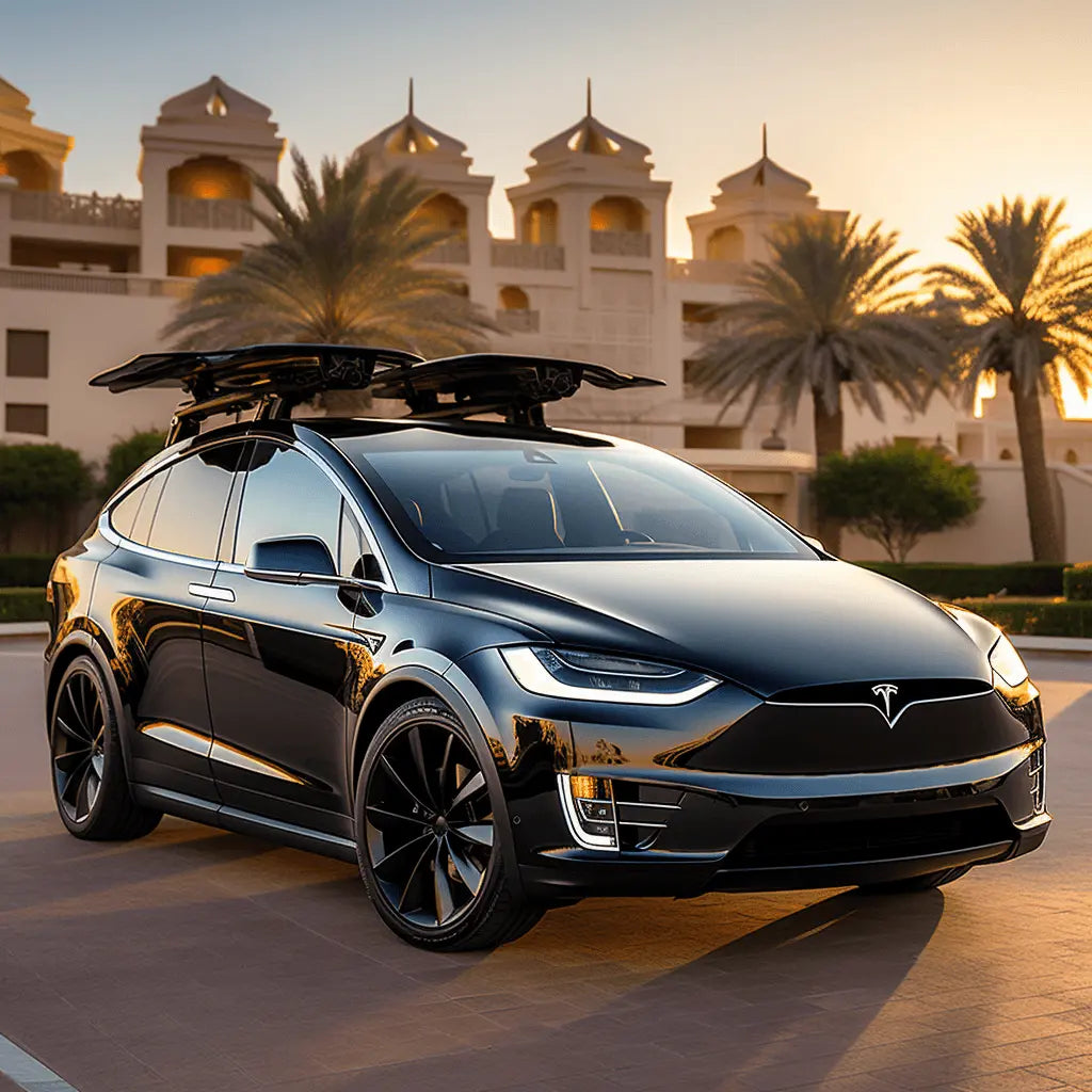 Tesla Model X z 6 miejscami (2015–2023): Pr redefiniowanie mobilności rodzinnej, drzwiami falco jednym za razem
